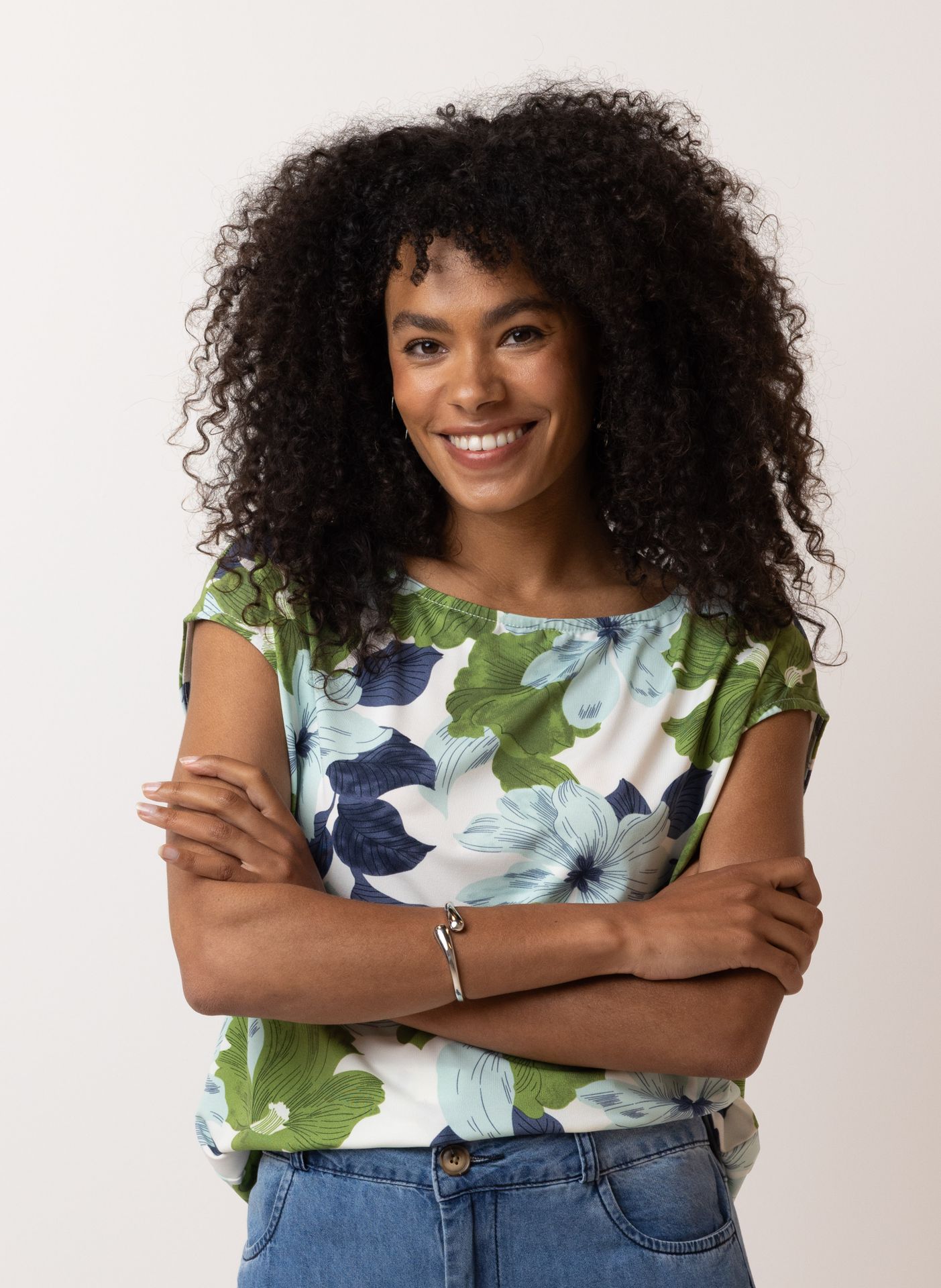 Norah Meerkleurig shirt green multicolor 215169-520