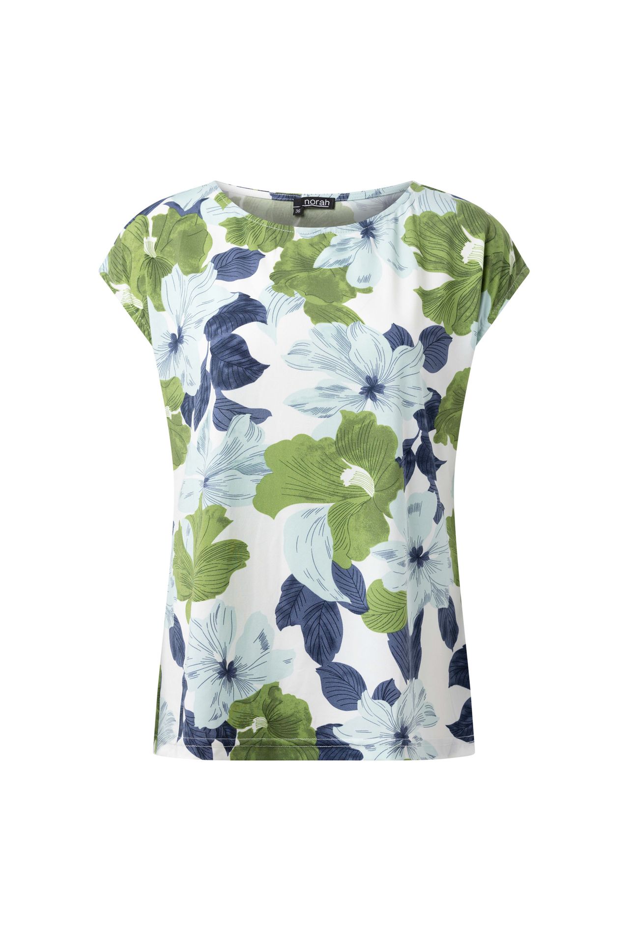 Norah Meerkleurig shirt green multicolor 215169-520