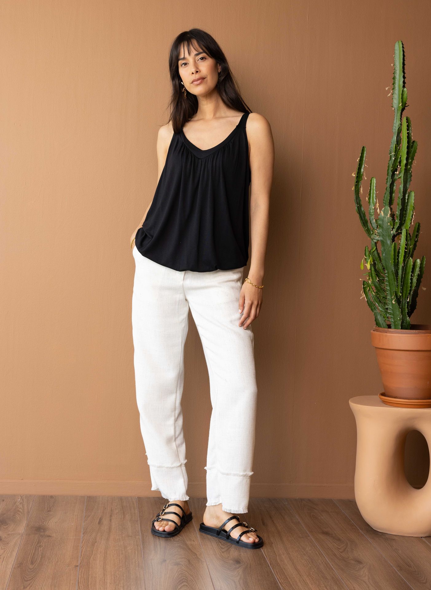 Norah Zwarte top black 215233-001-40