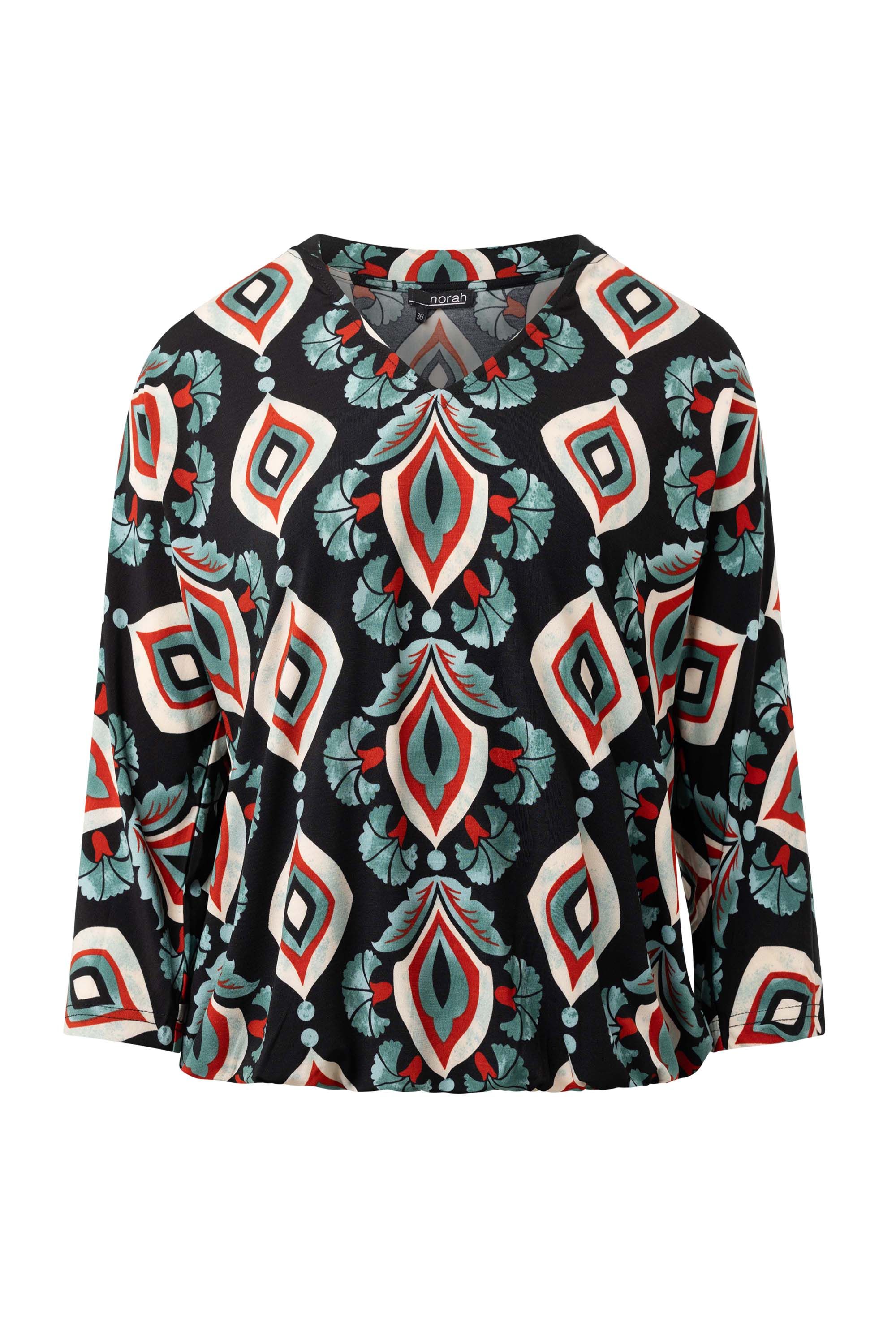 Norah Shirt met grafische print black multicolor 215263-020