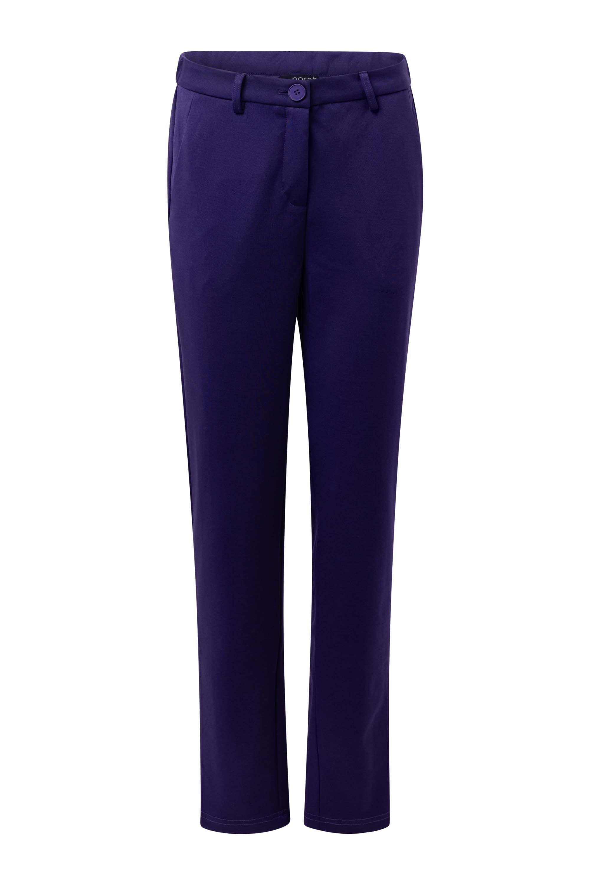 Norah Paarse slim fit broek purple 215275-800