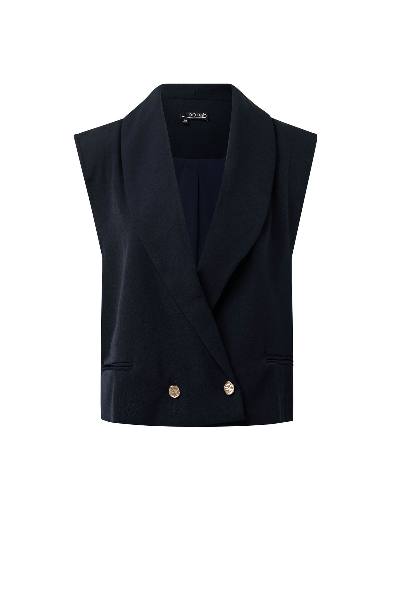 Norah Donkerblauw gilet navy 215315-492