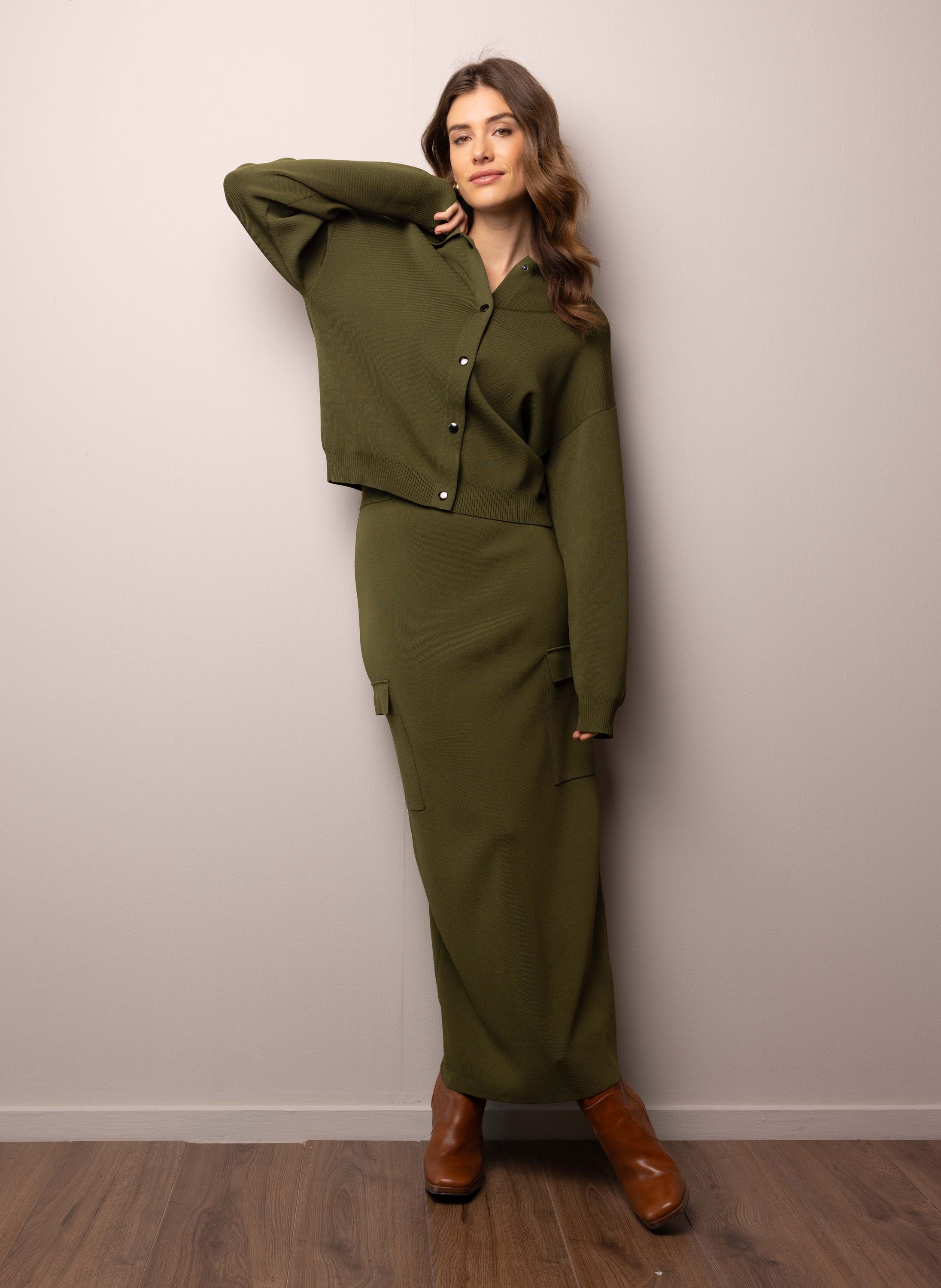 Norah Groene rok  215329-500