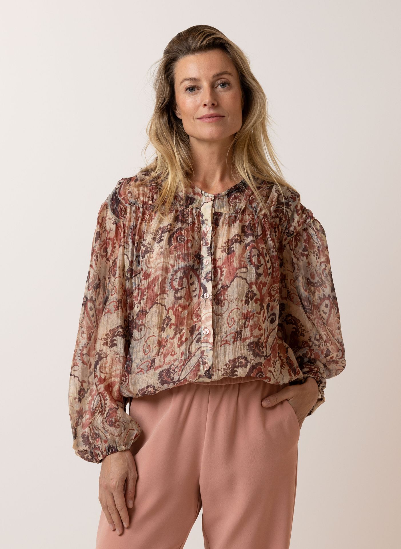 Norah Meerkleurige blouse multicolor 215365-002