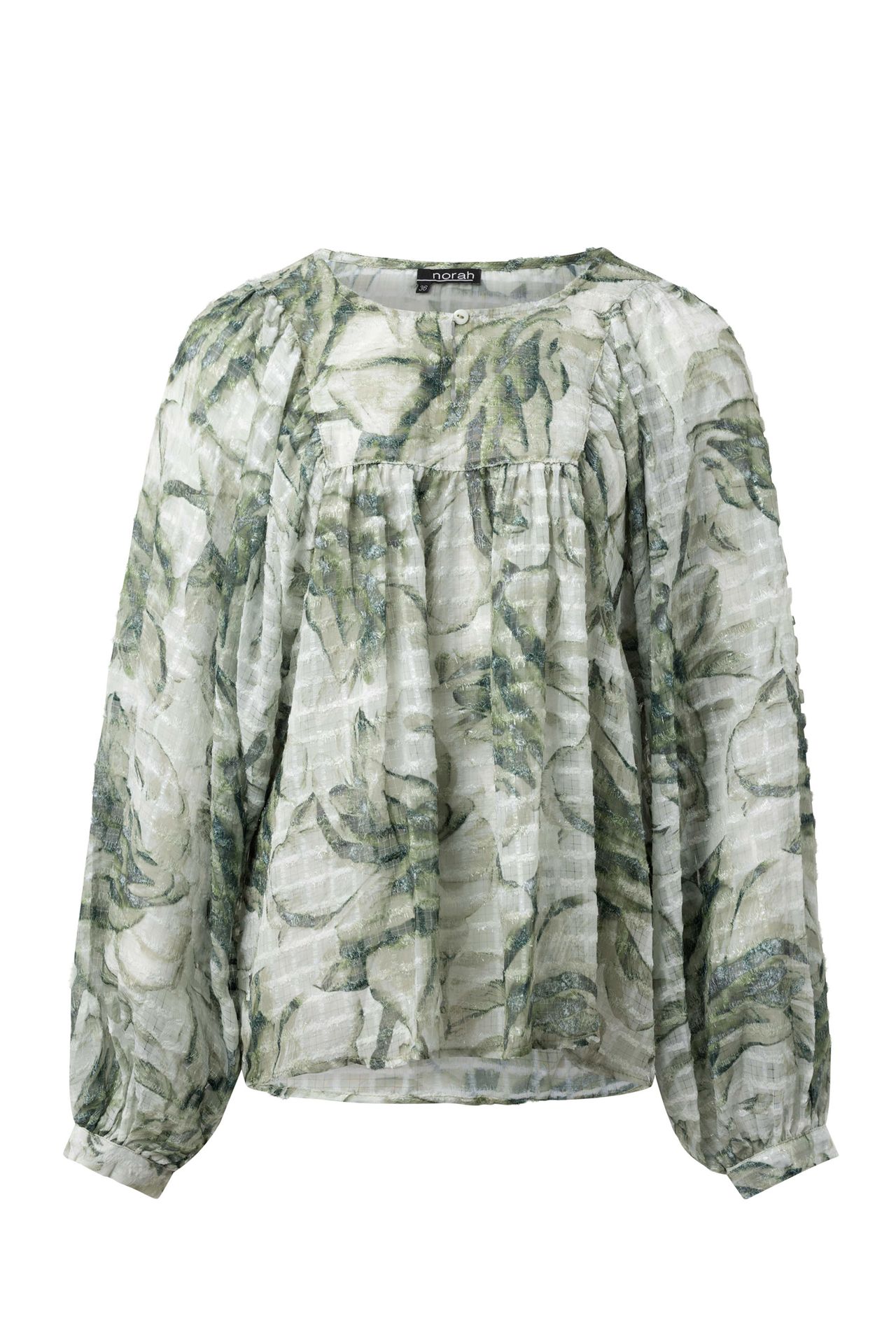 Norah Groene blouse green multicolor 215386-520