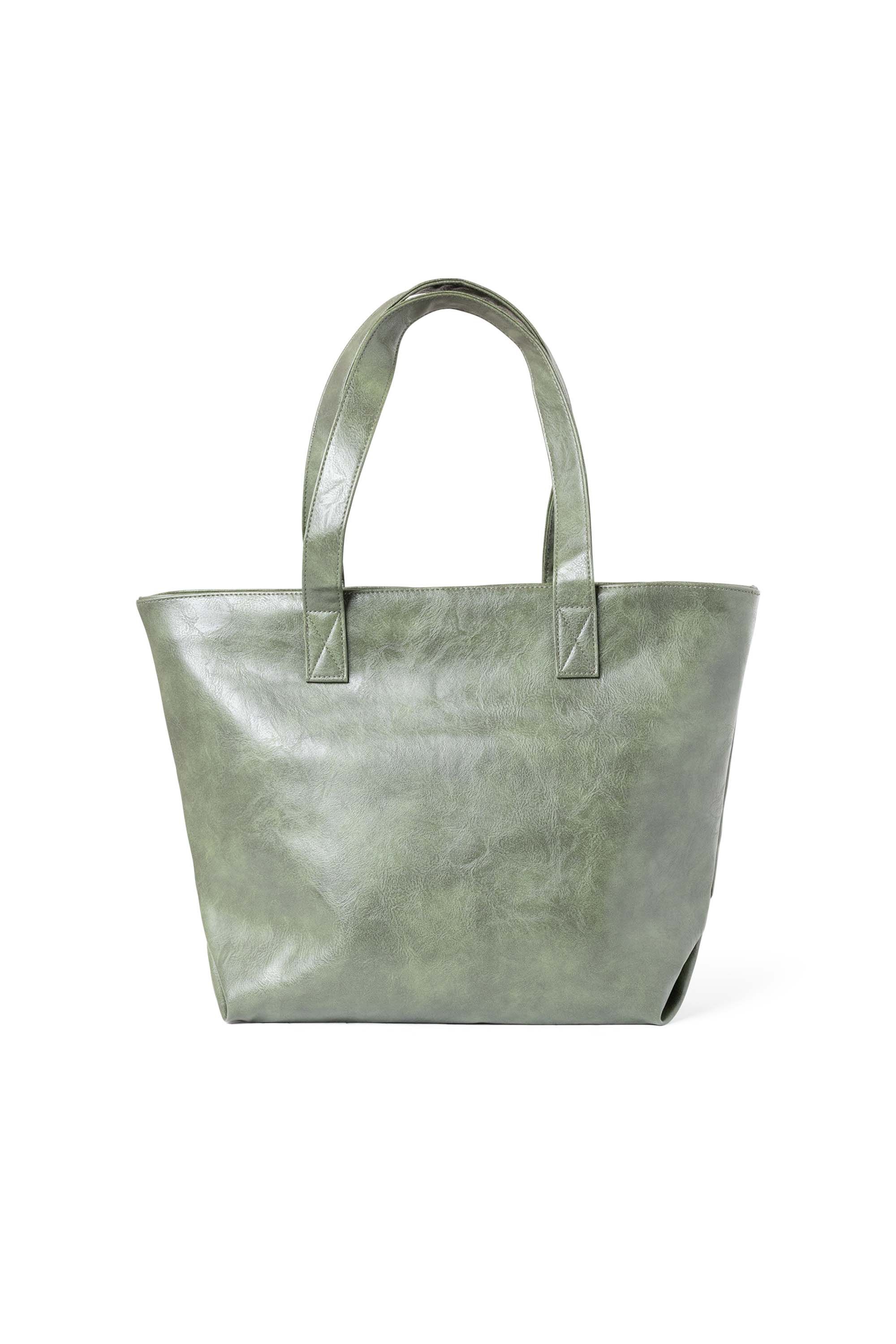 Norah Donkergroene tas van imitatieleer army green 215466-595-ONE