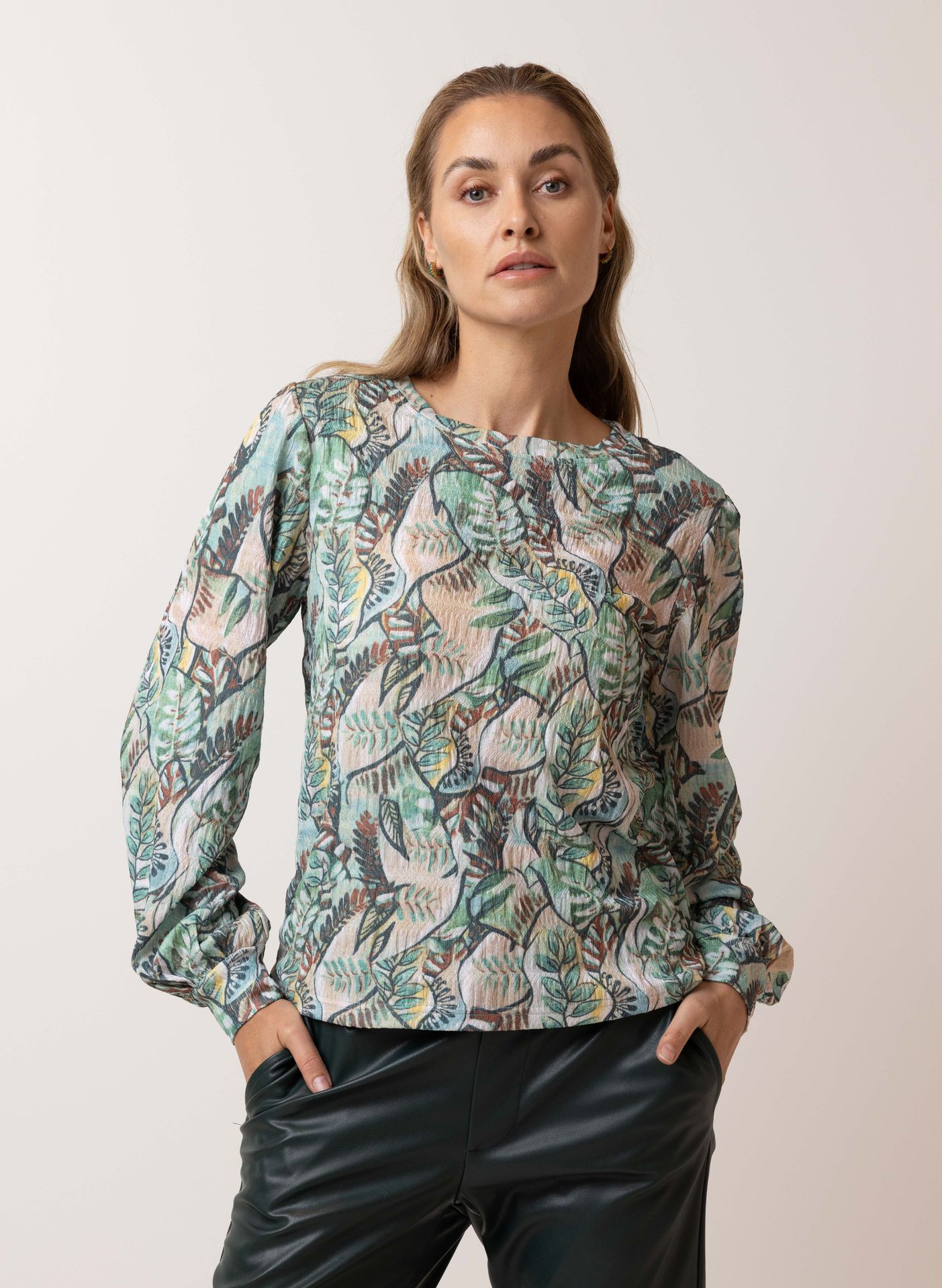  Botanisch shirt green multicolor 215480-520-48