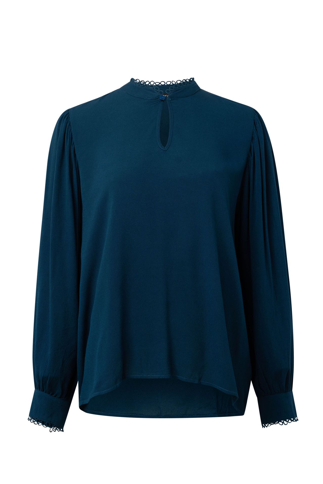 Norah Petrol blouse petrol blue 215494-495