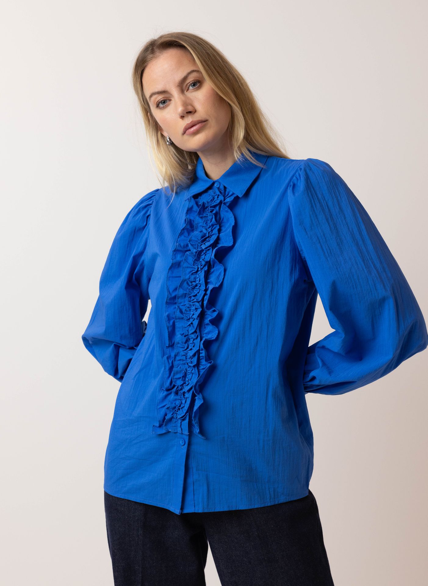 Norah Kobalblauwe blouse blue 215500-400