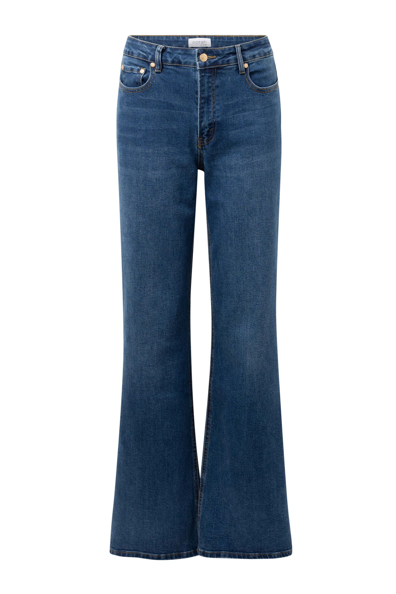 Norah Donkerblauwe straight jeans denim blue 215558-472