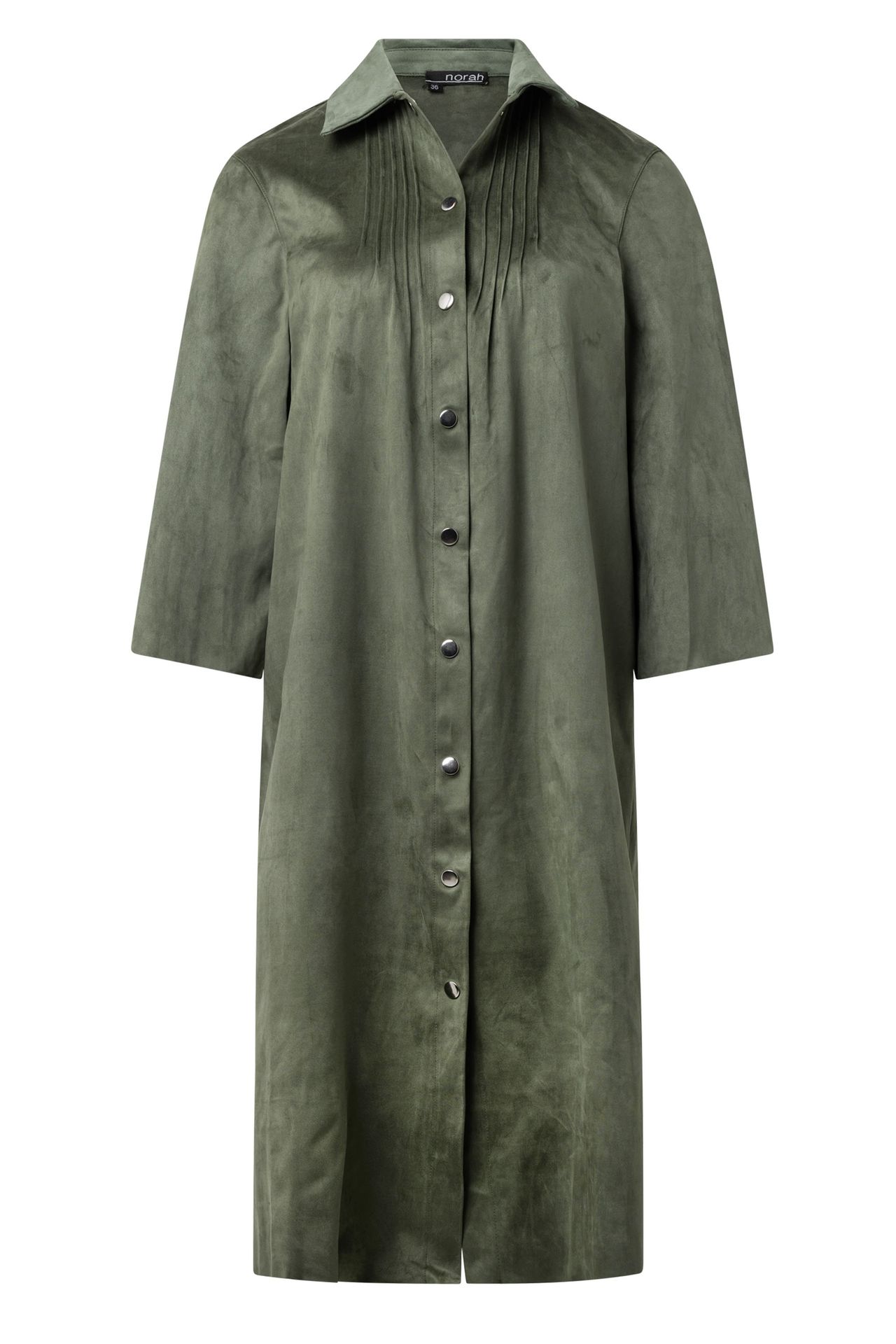 Norah Groene jurk suèdine green 215639-500