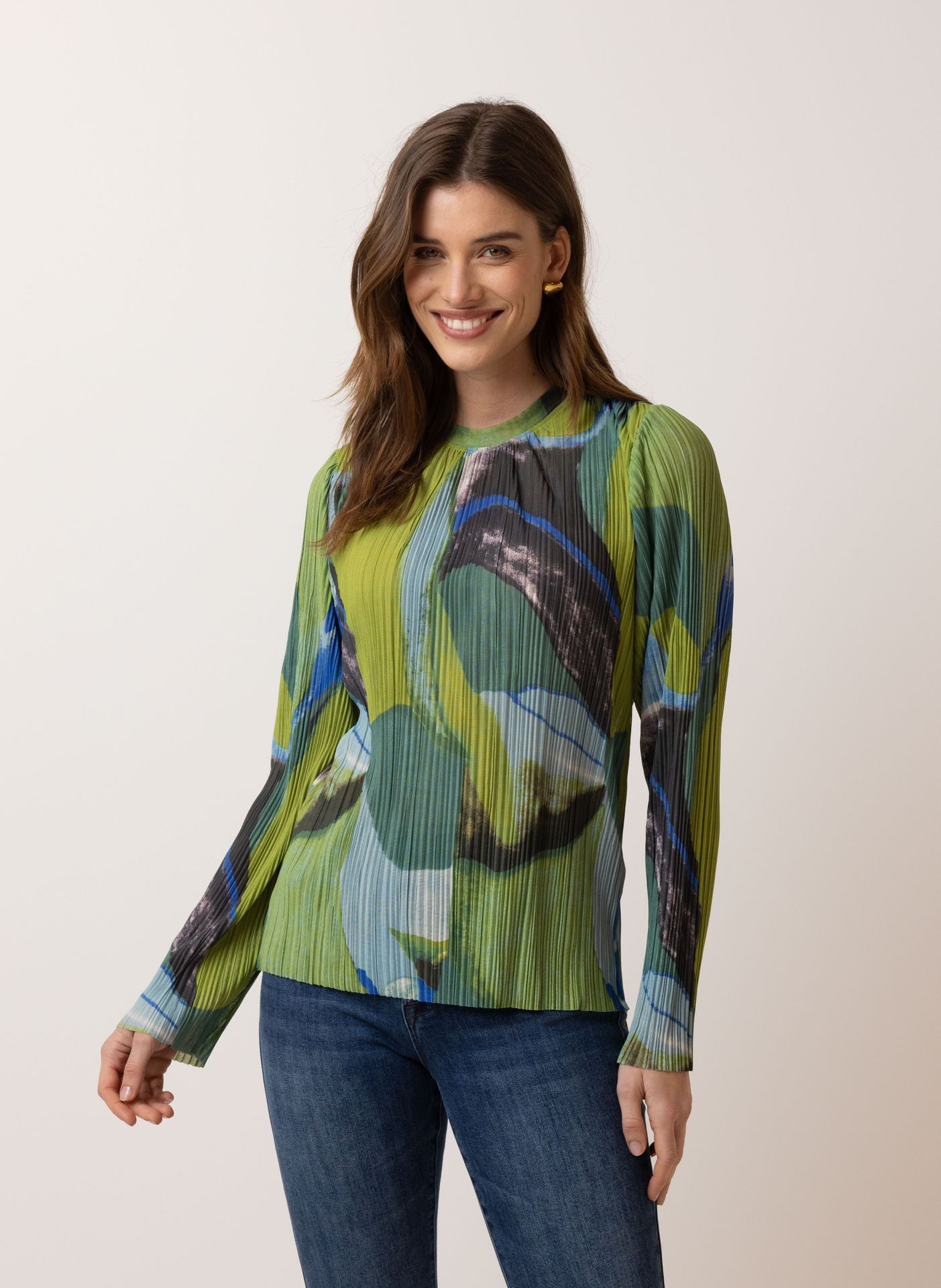 Norah Groen shirt green multicolor 215641-520