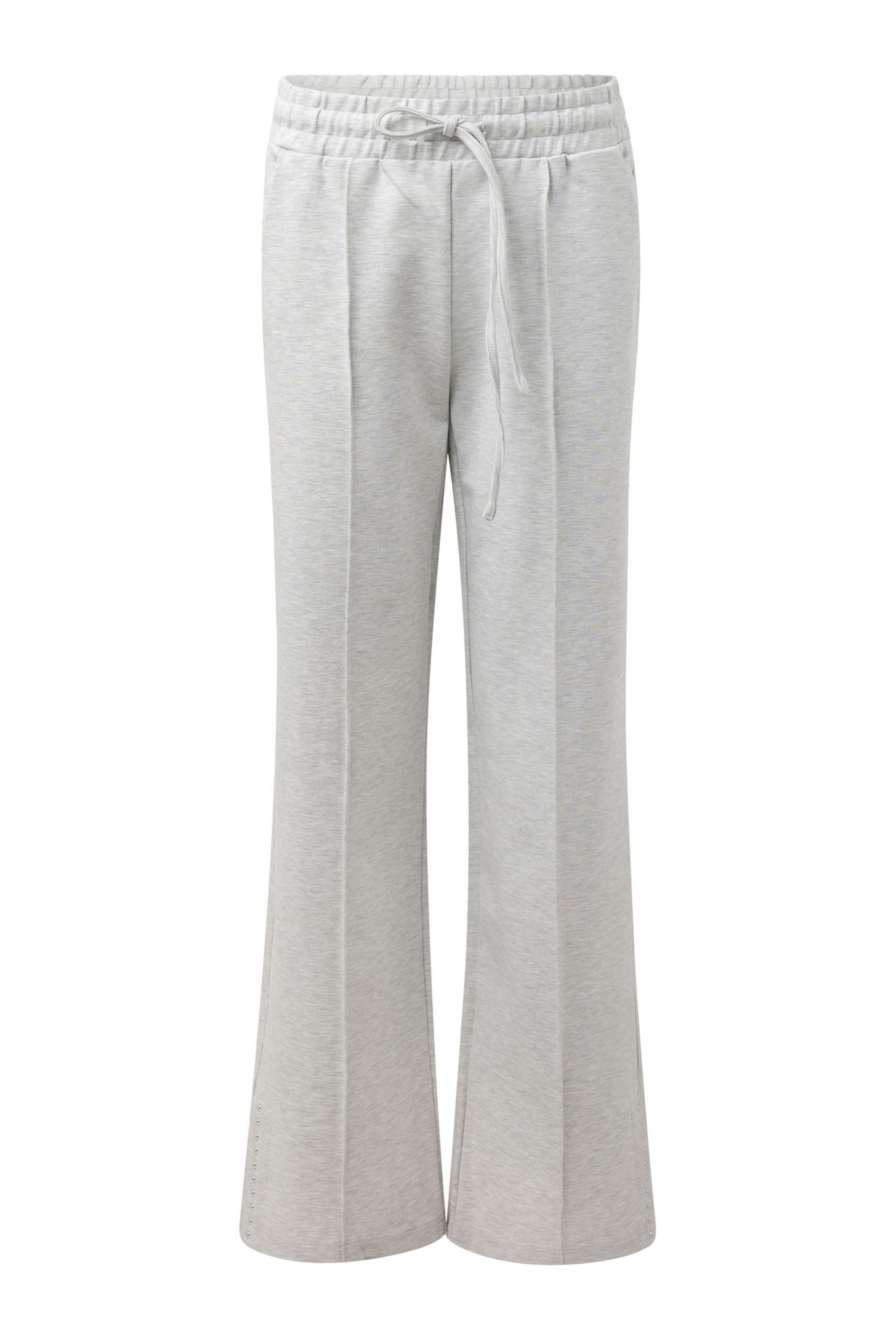 Norah Grijze broek grey melange 215653-050