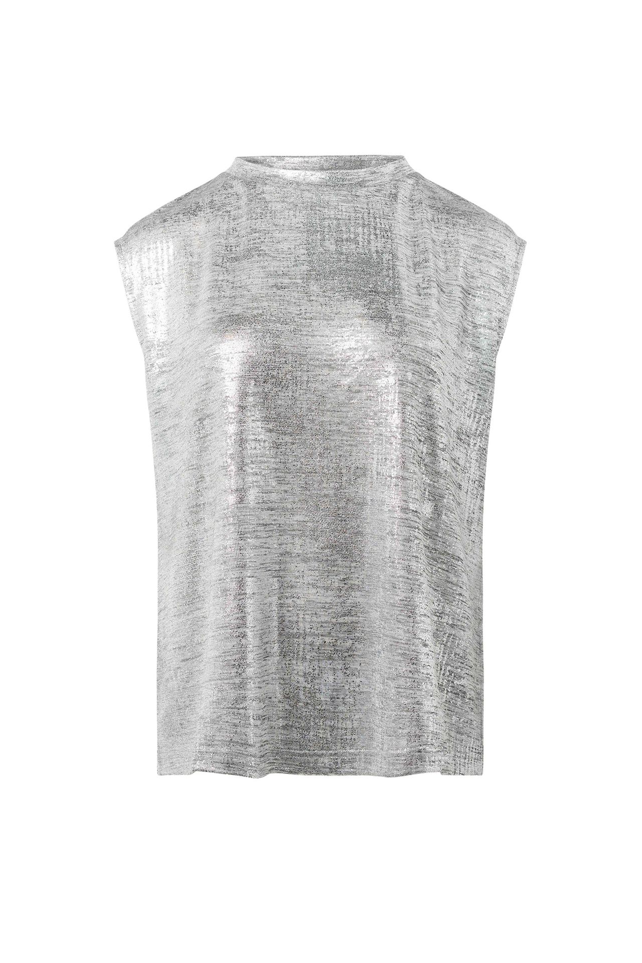 Norah Zilverkleurige top silver 215675-099