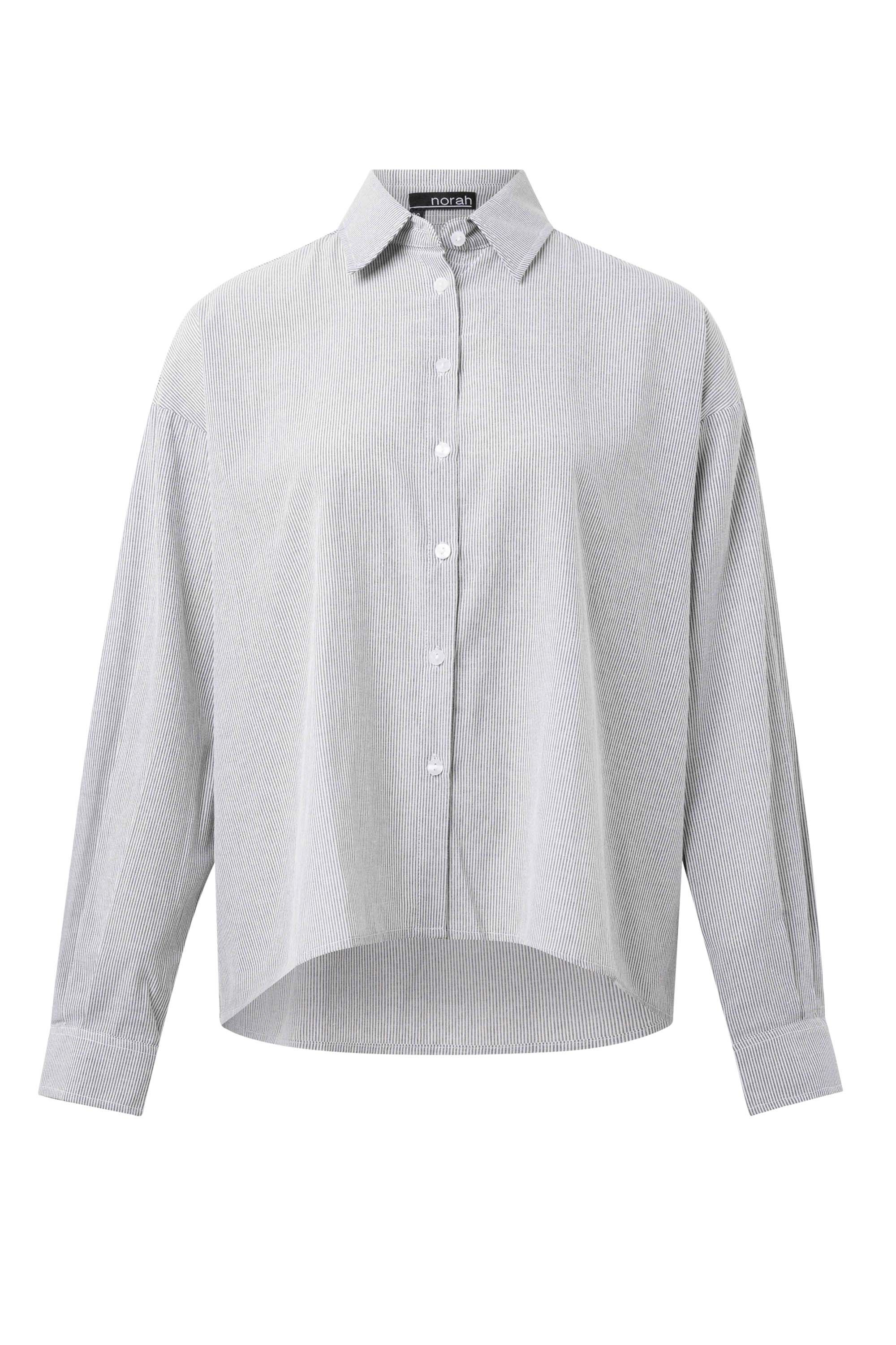 Norah Zwart/wit gestreepte blouse black/white 215676-031