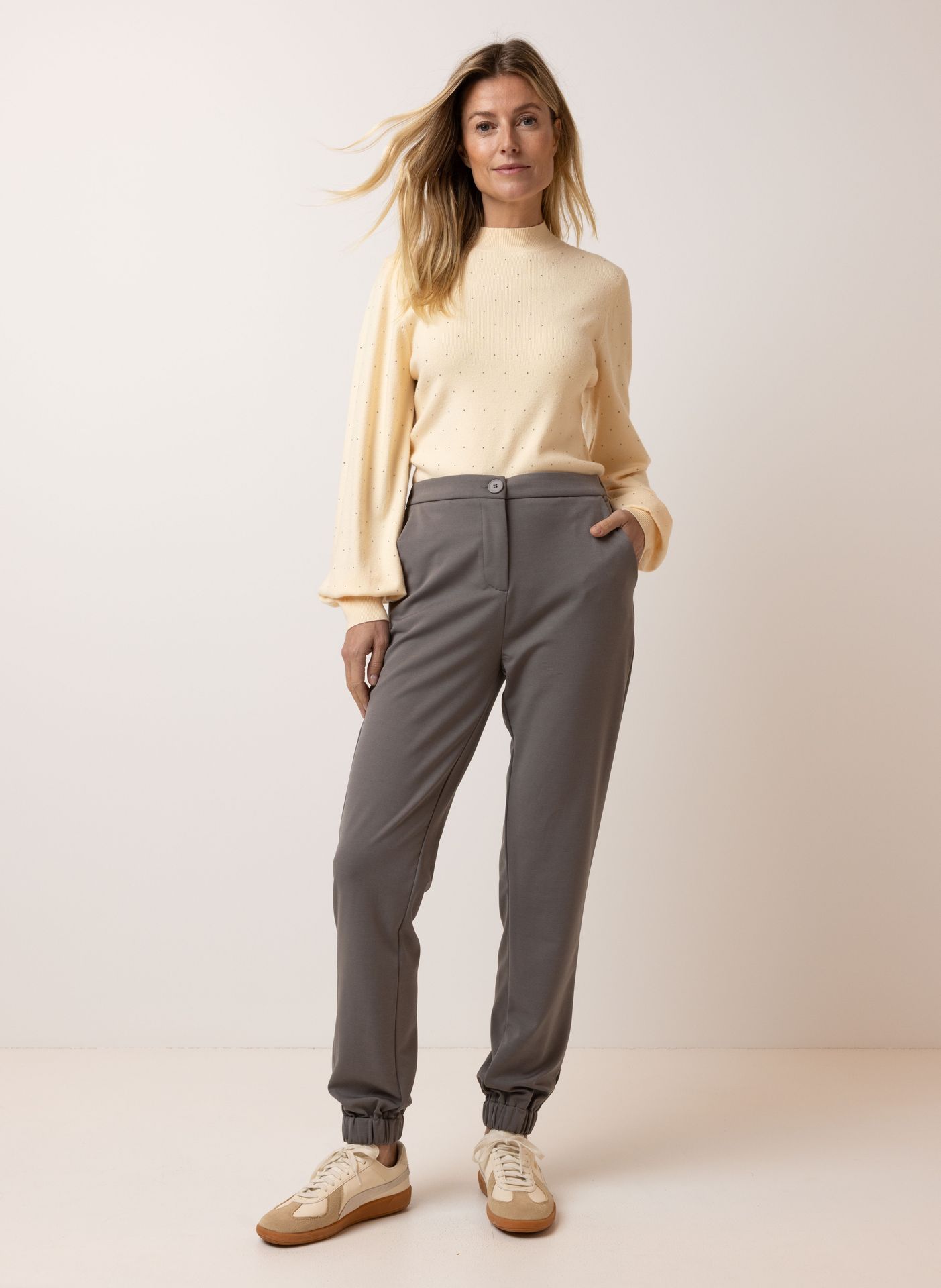 Norah Grijze pantalon grey 215690-045