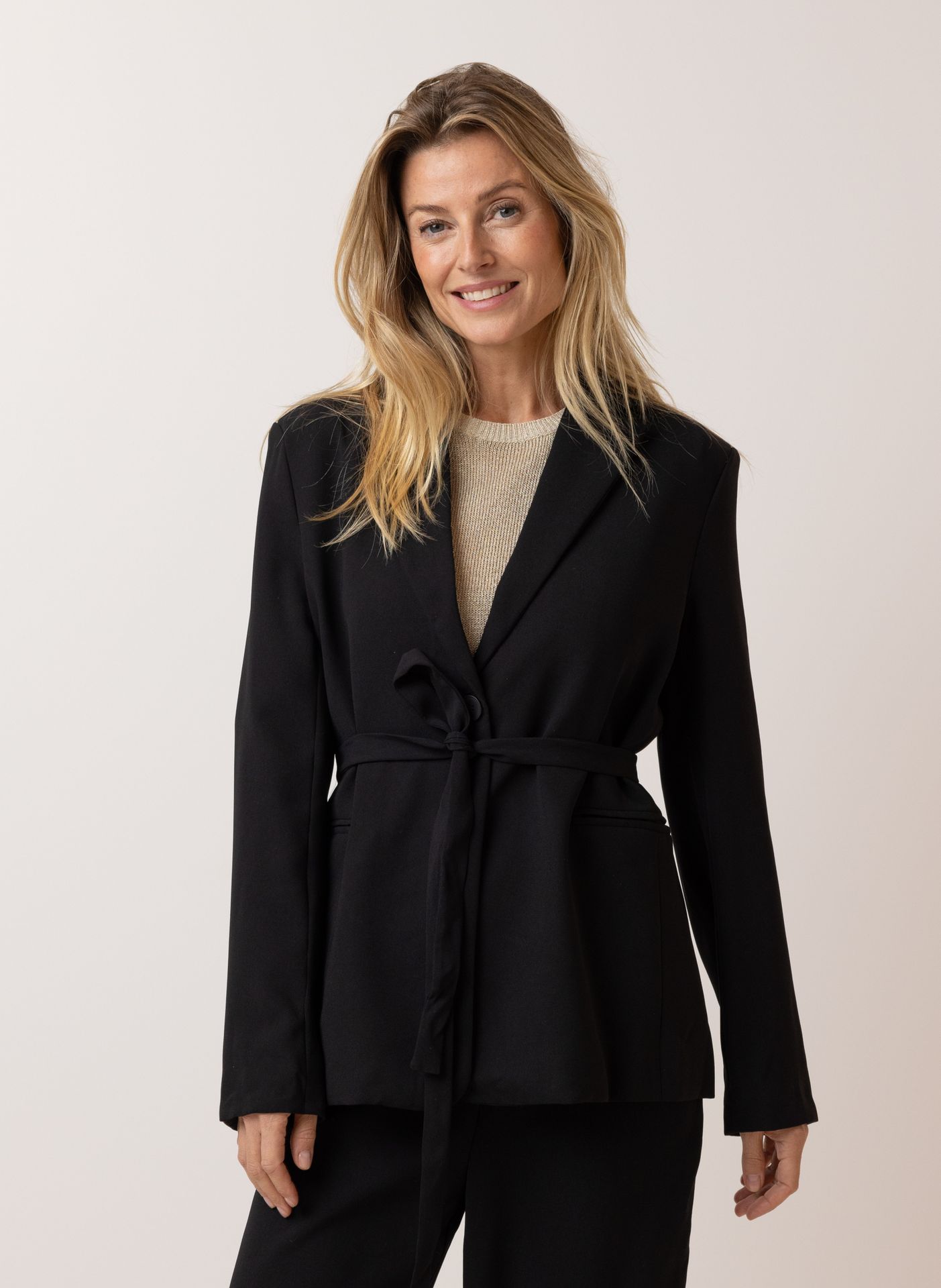 Norah Zwarte blazer black 215731-001