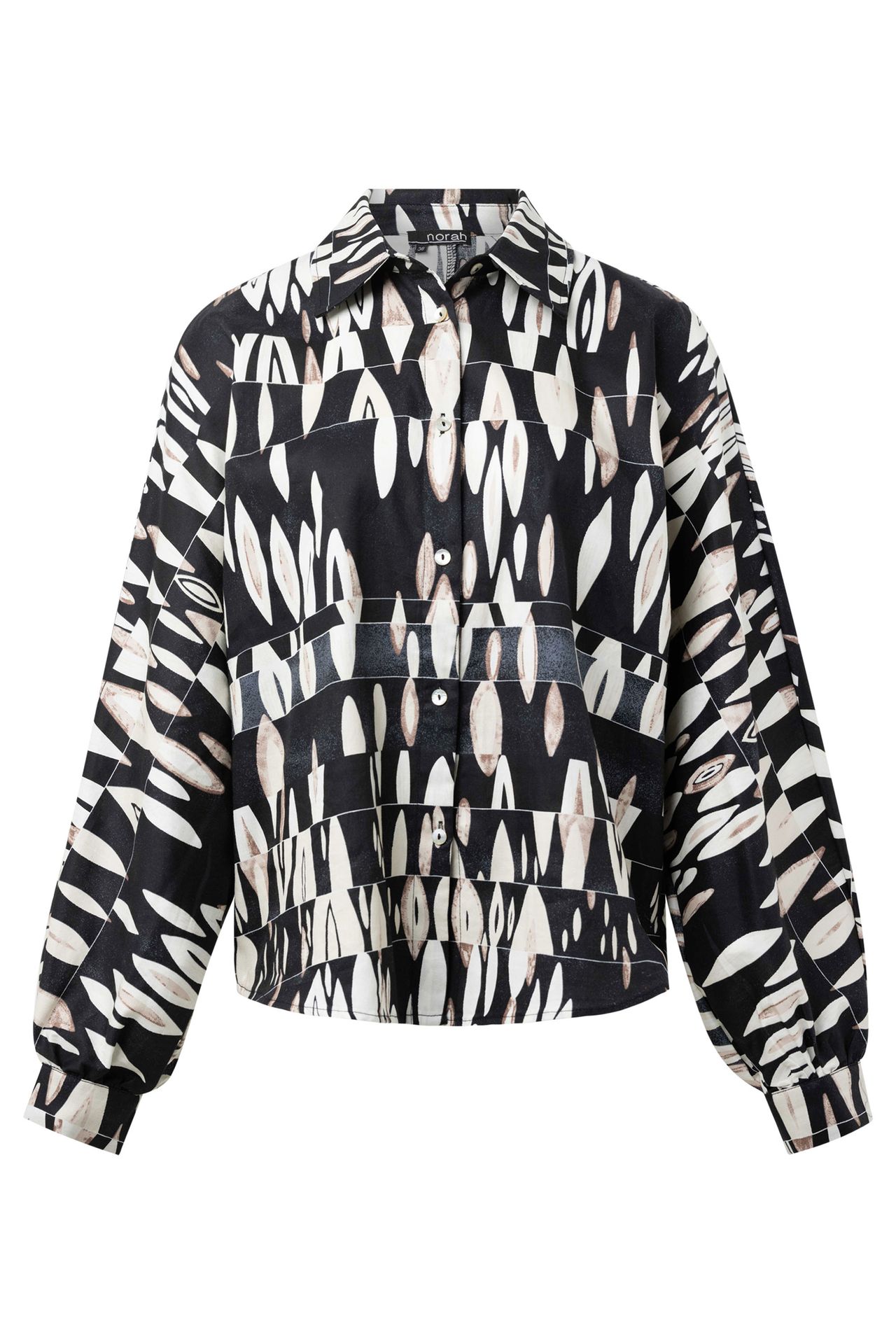 Norah Meerkleurige blouse black multicolor 215749-020