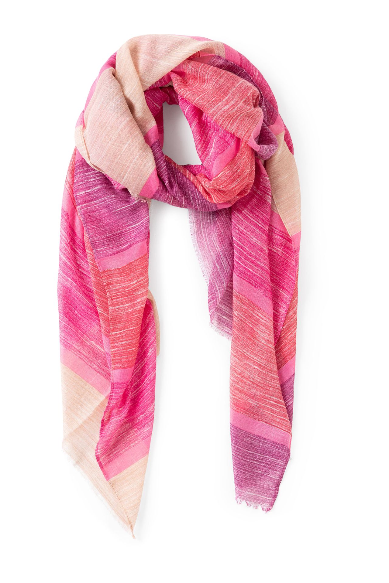 Norah Meerkleurige sjaal pink multicolor 215775-920