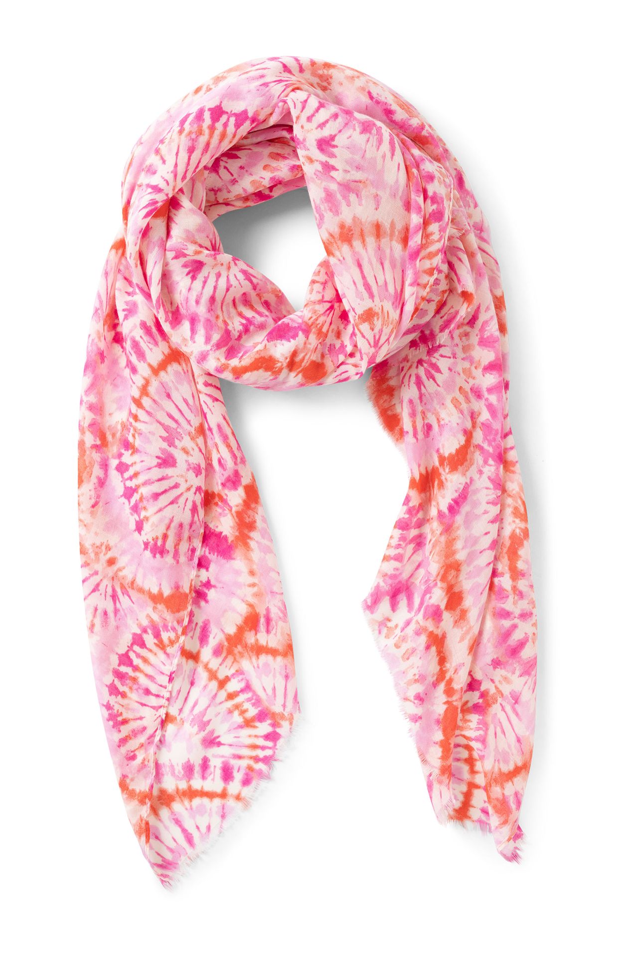 Norah Meerkleurige sjaal pink multicolor 215818-920