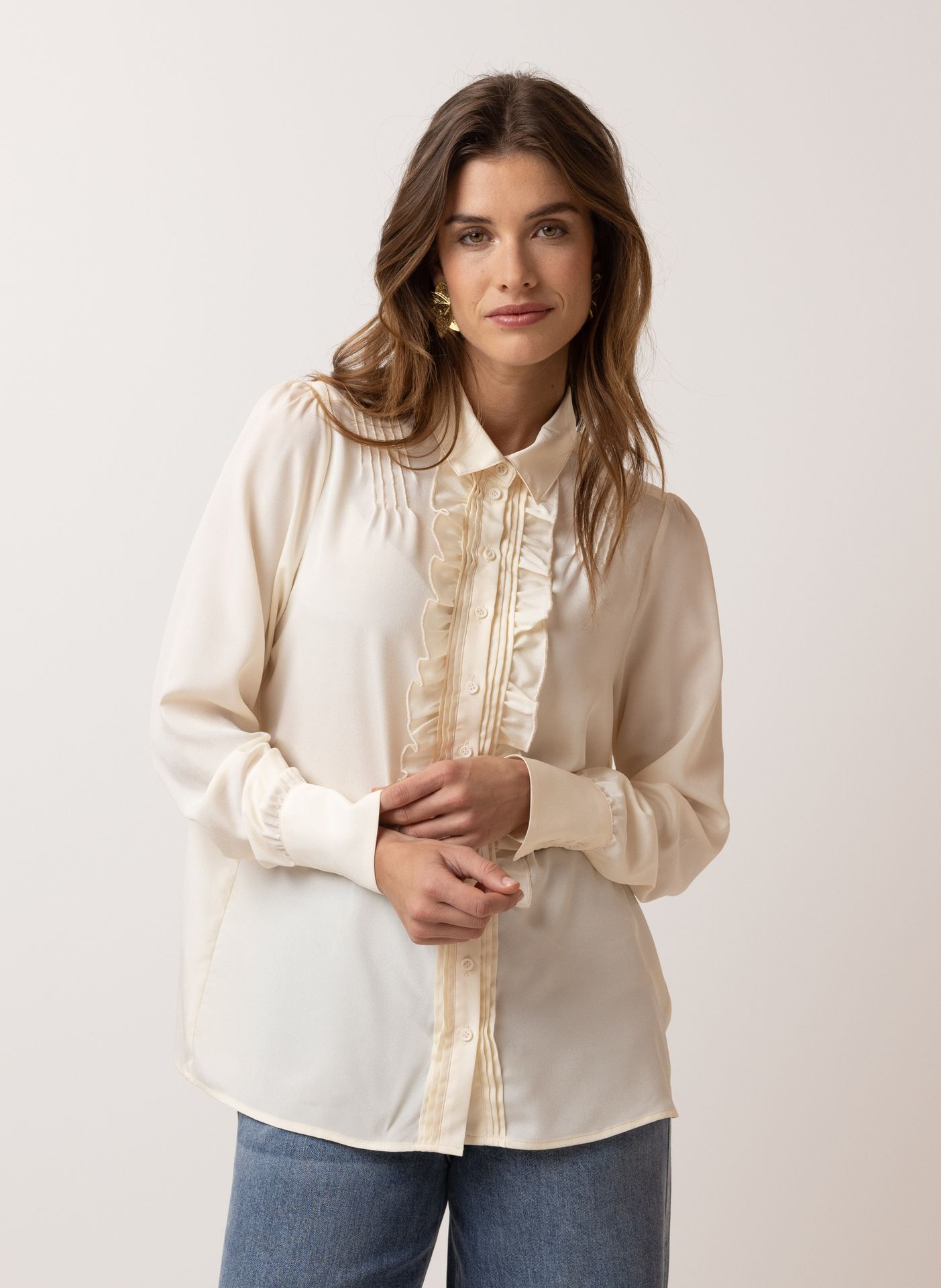 Norah Ecru blouse ecru 215830-102