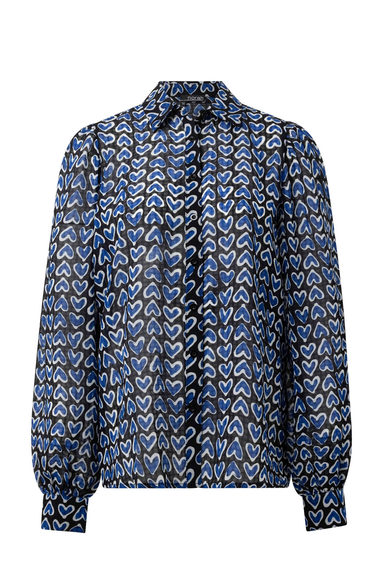 Norah Meerkleurige blouse blue multicolor 215838-420