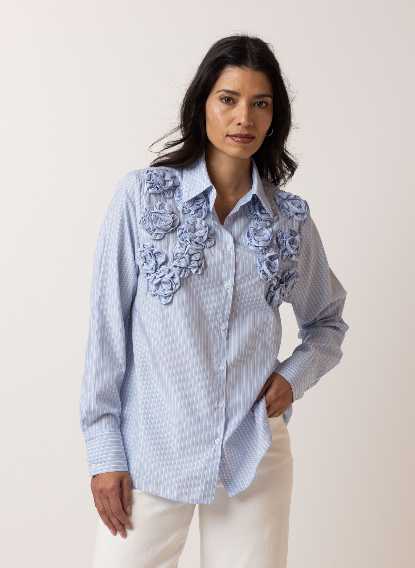 Norah Gestreepte blouse blue/white 215870-431