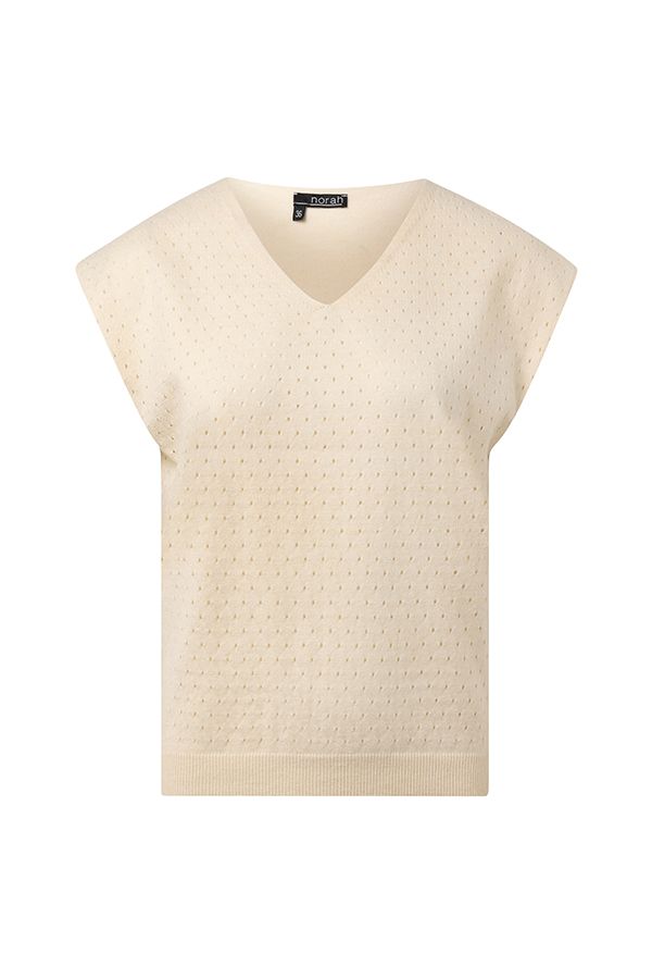 Norah Fijngebreide ecru trui ecru 215884-102