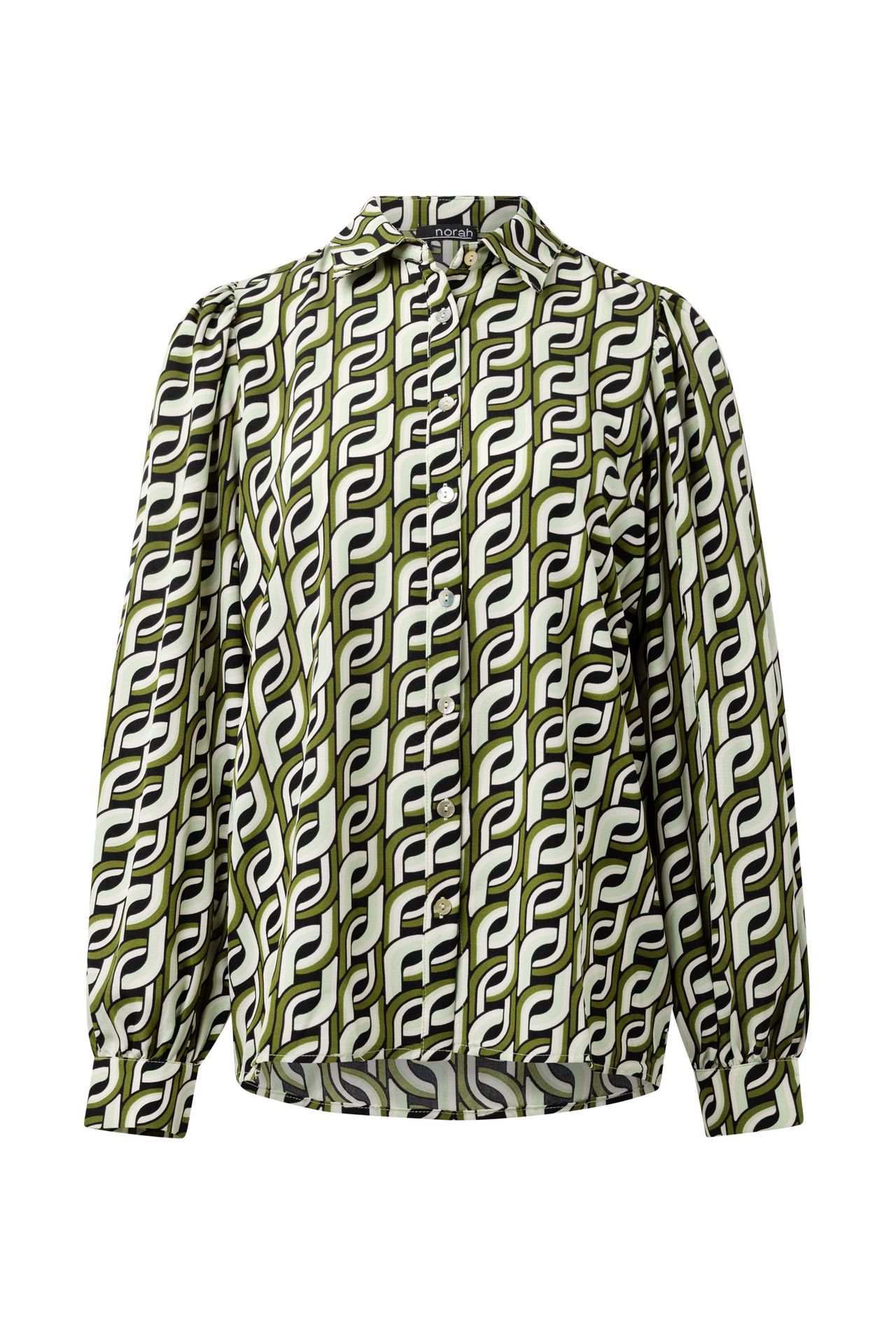 Norah Groene blouse green multicolor 215936-520