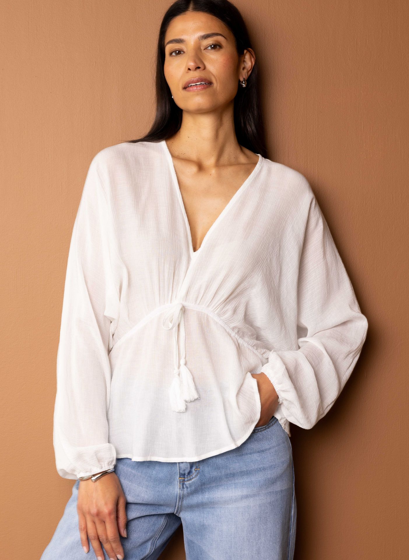Norah Off-white blouse off-white 215937-101