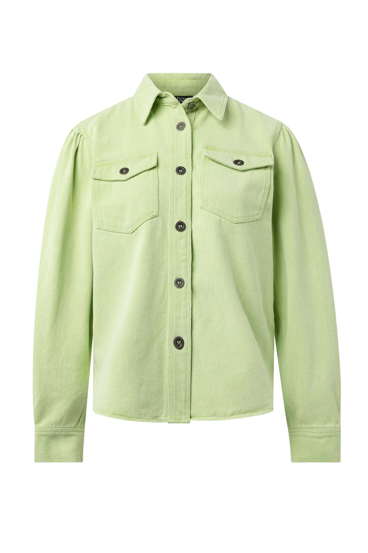 Norah Groene denim blouse green 215939-500