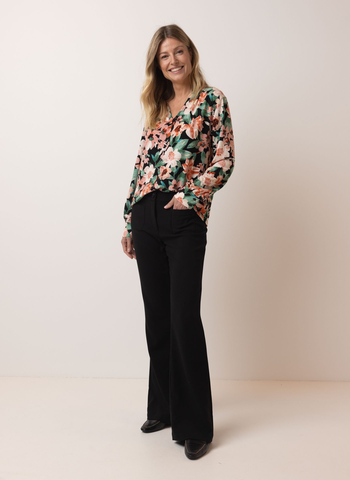 Norah Zwarte pantalon black 215965-001