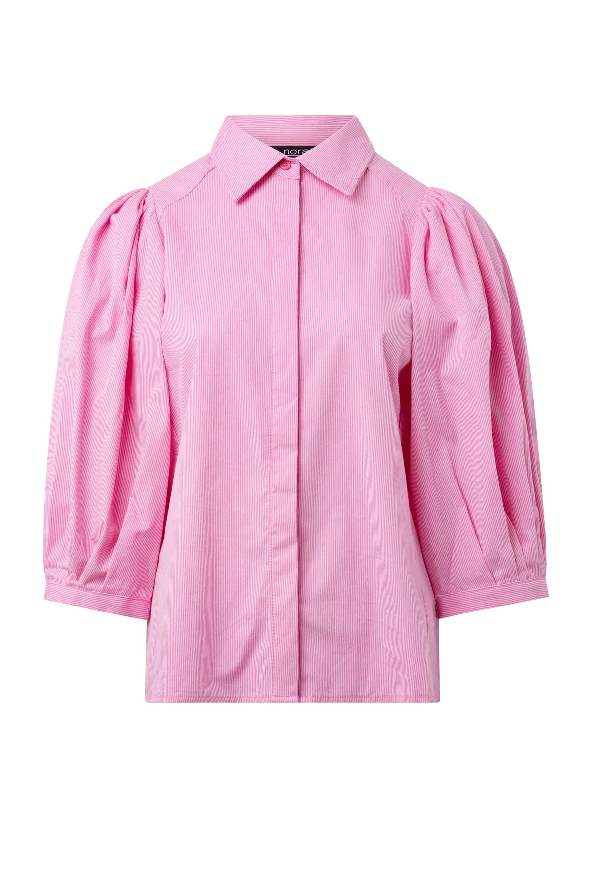 Norah Roze/wit gestreepte blouse
 pink/white 216037-931