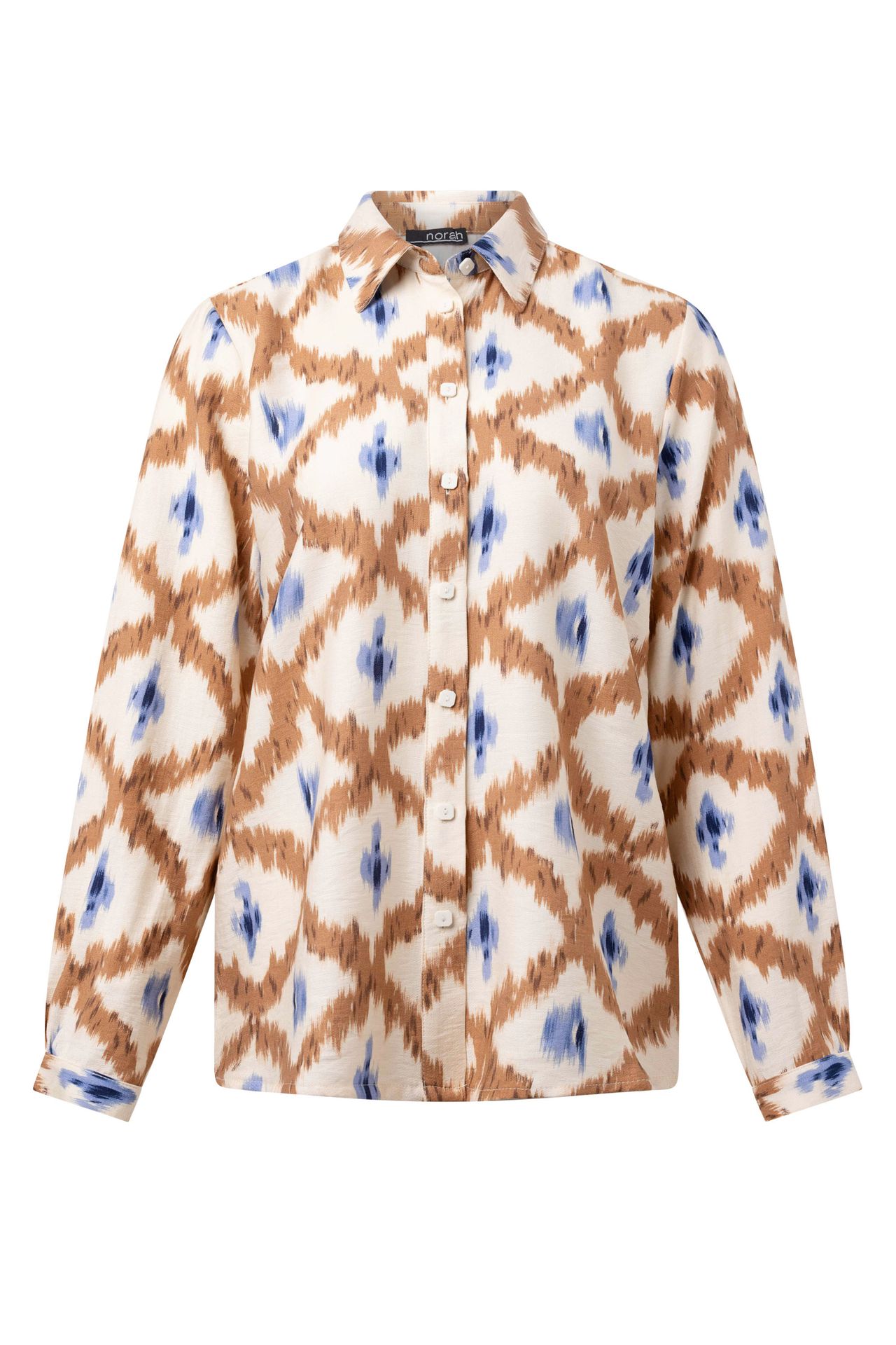 Norah Ecru blouse ecru/blue 216062-174