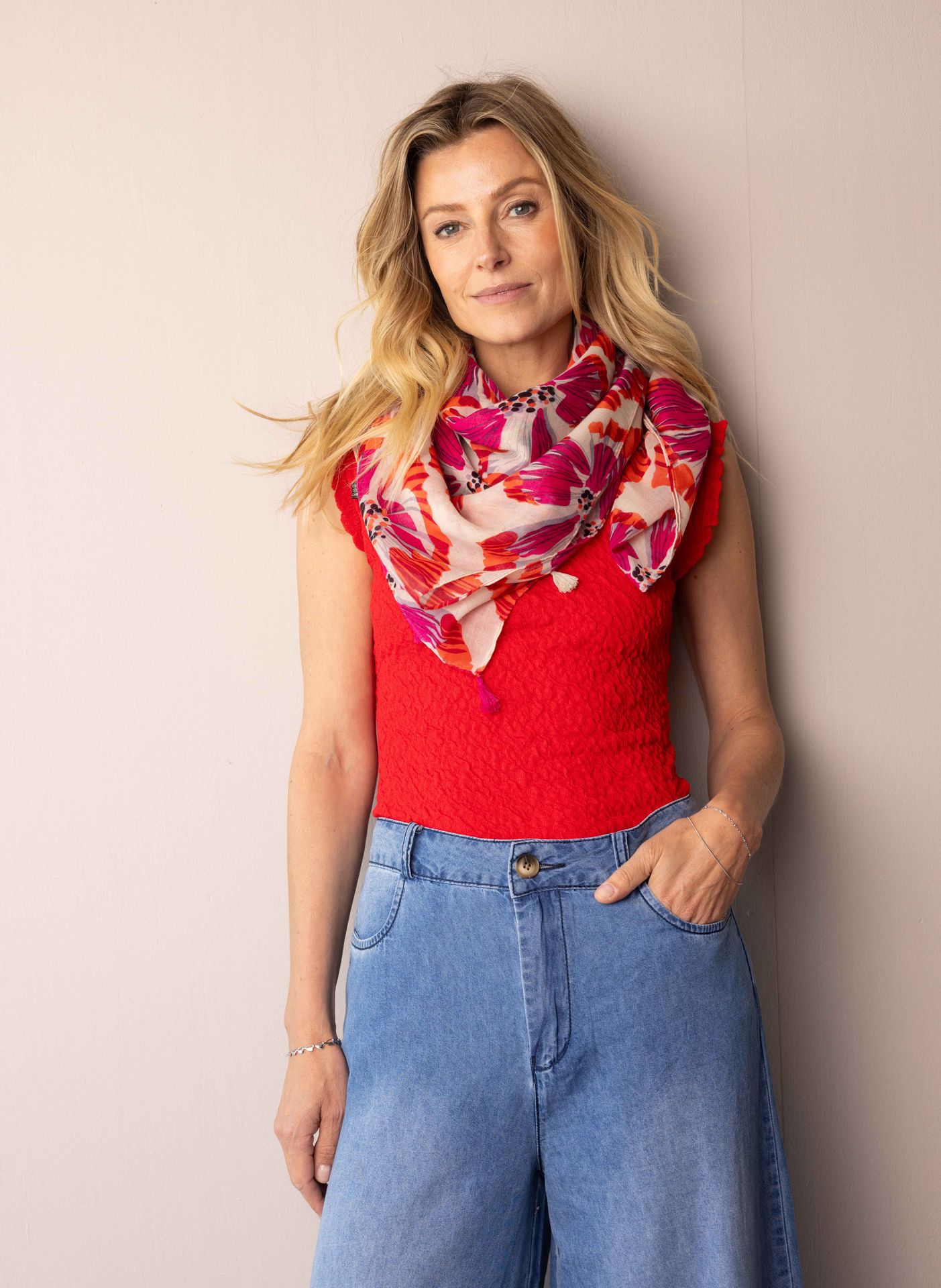 Norah Roze sjaal pink 216071-900