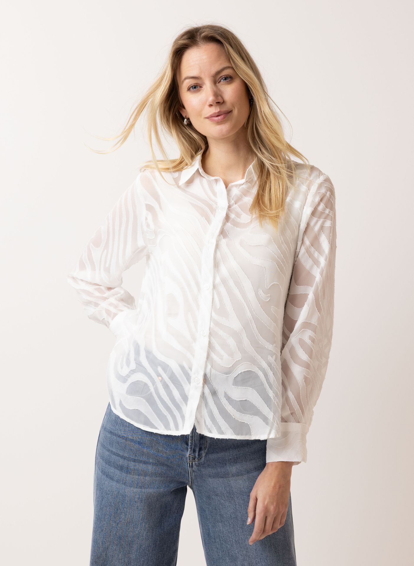 Norah Off-white blouse off-white 216076-101