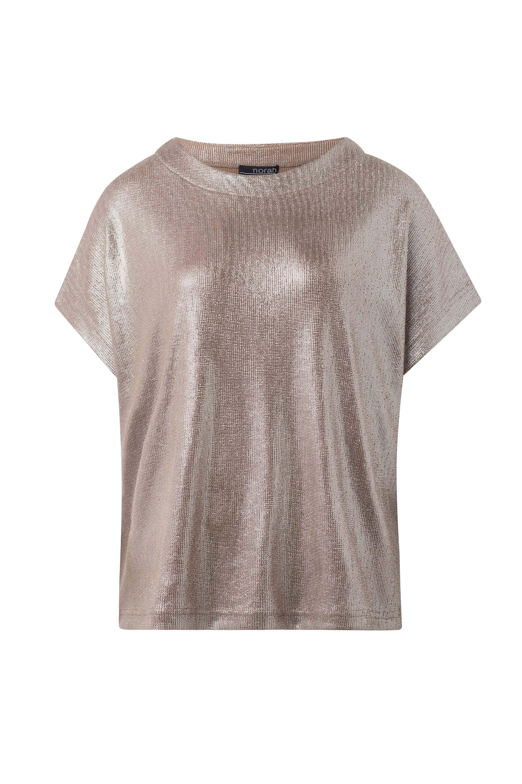 Norah Brons shirt met glans bronze 216083-310