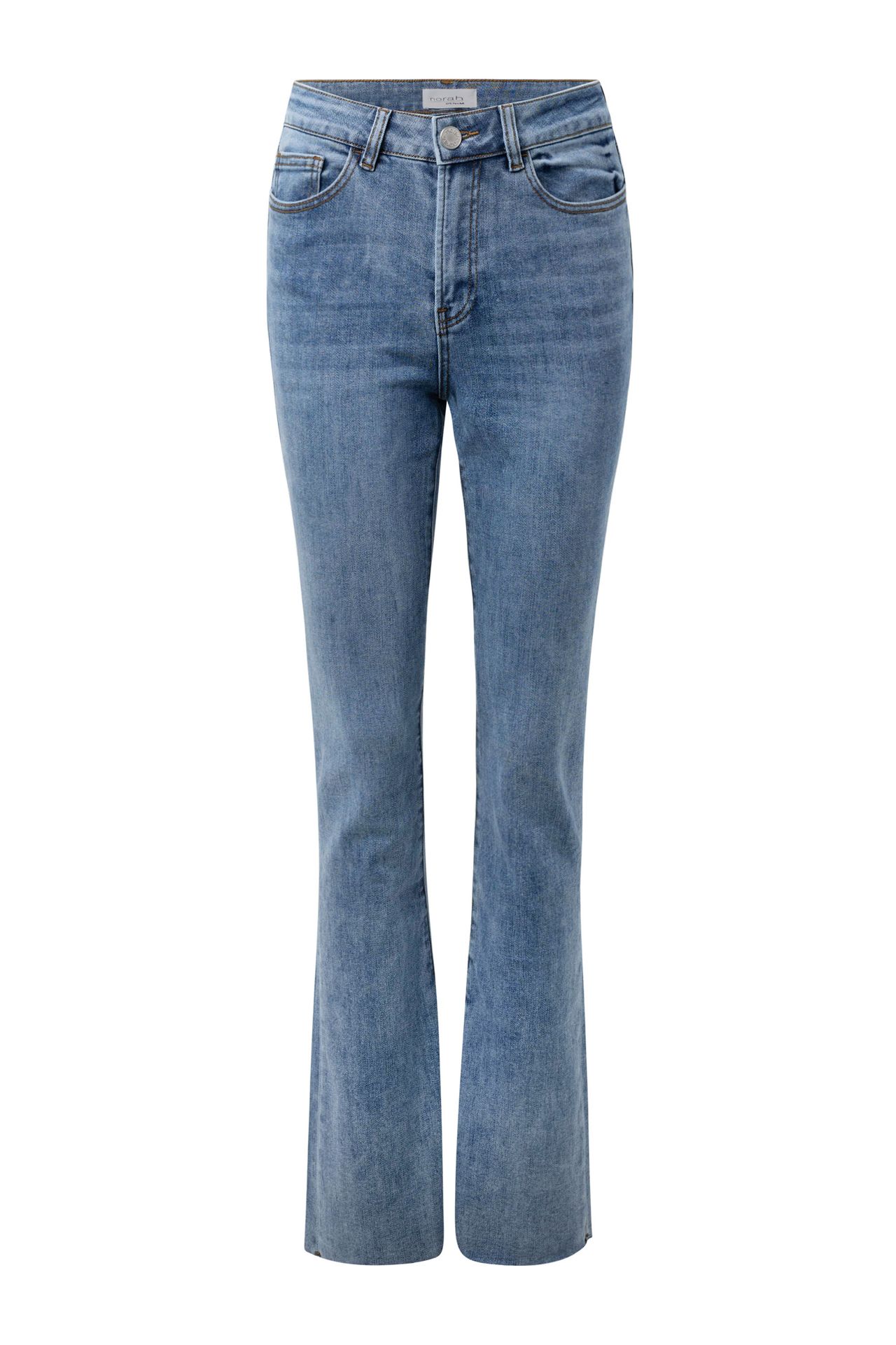 Norah Lichtblauwe jeans met splits denim blue 216085-472