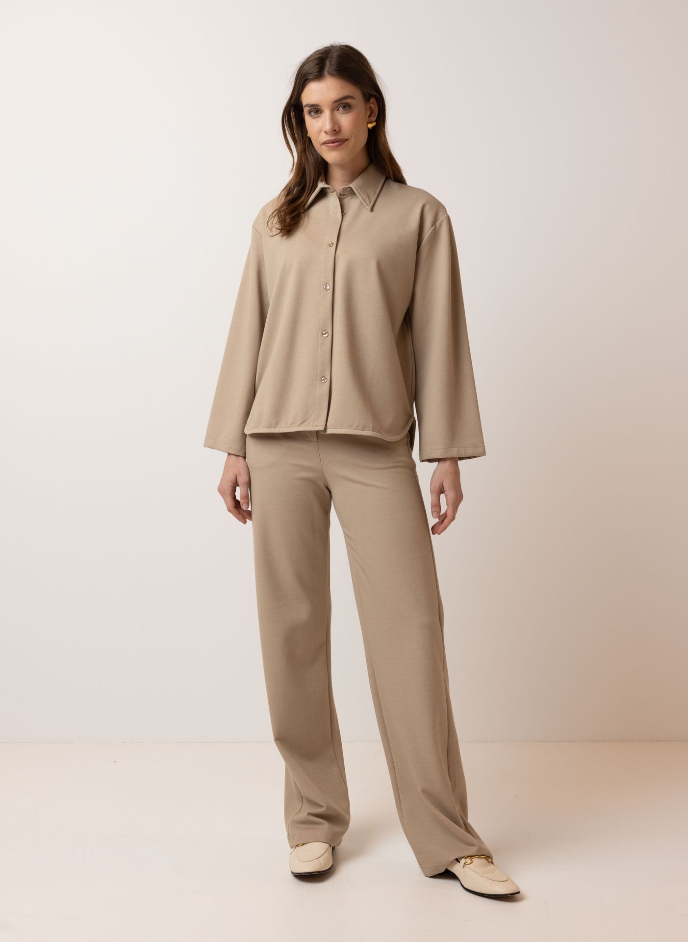 Norah Bruine pantalon sand 216091-110