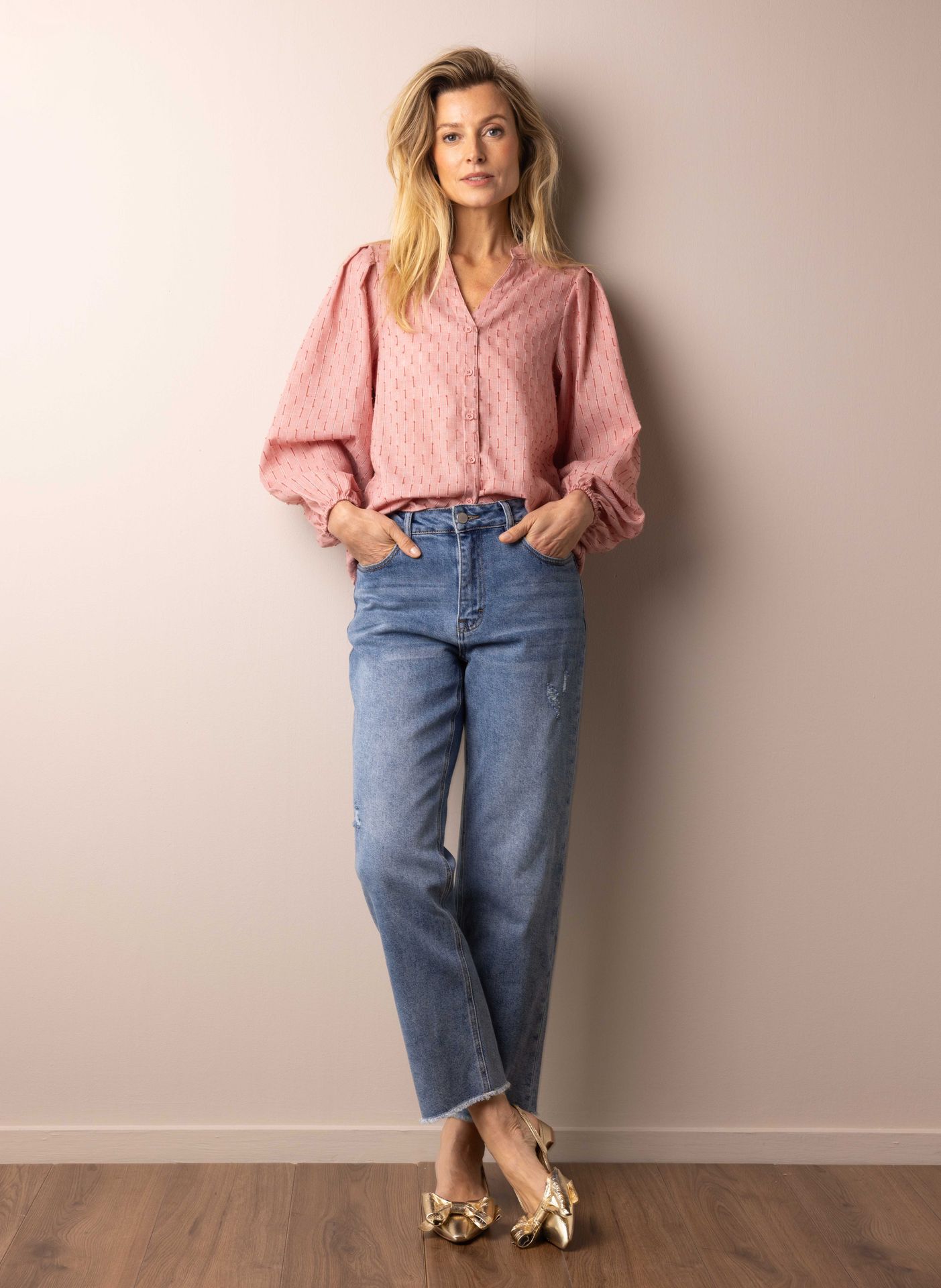 Norah Roze blouse rose 216127-907