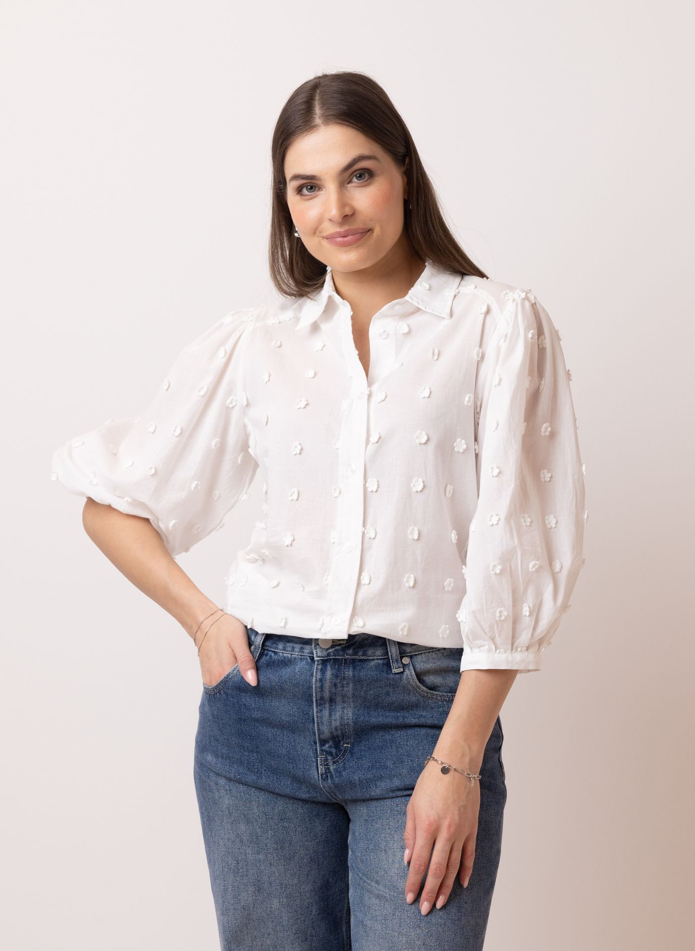 Norah Witte blouse white 216175-100