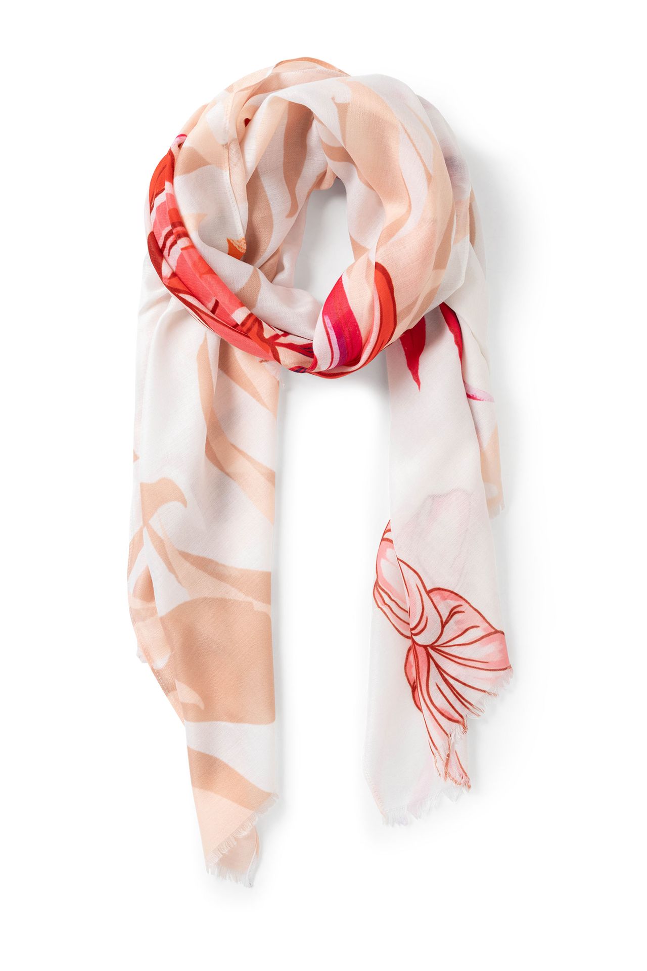 Norah Meerkleurige sjaal pink multicolor 216197-920