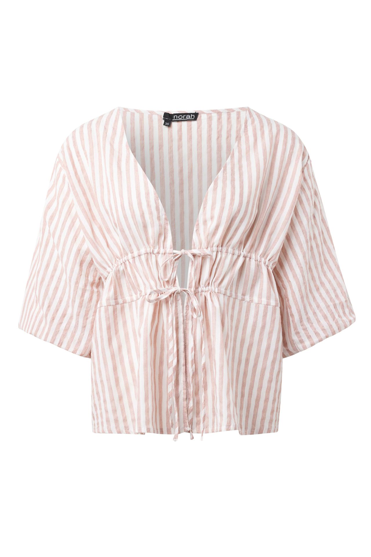 Norah Gestreepte blouse ecru/pink 216210-179