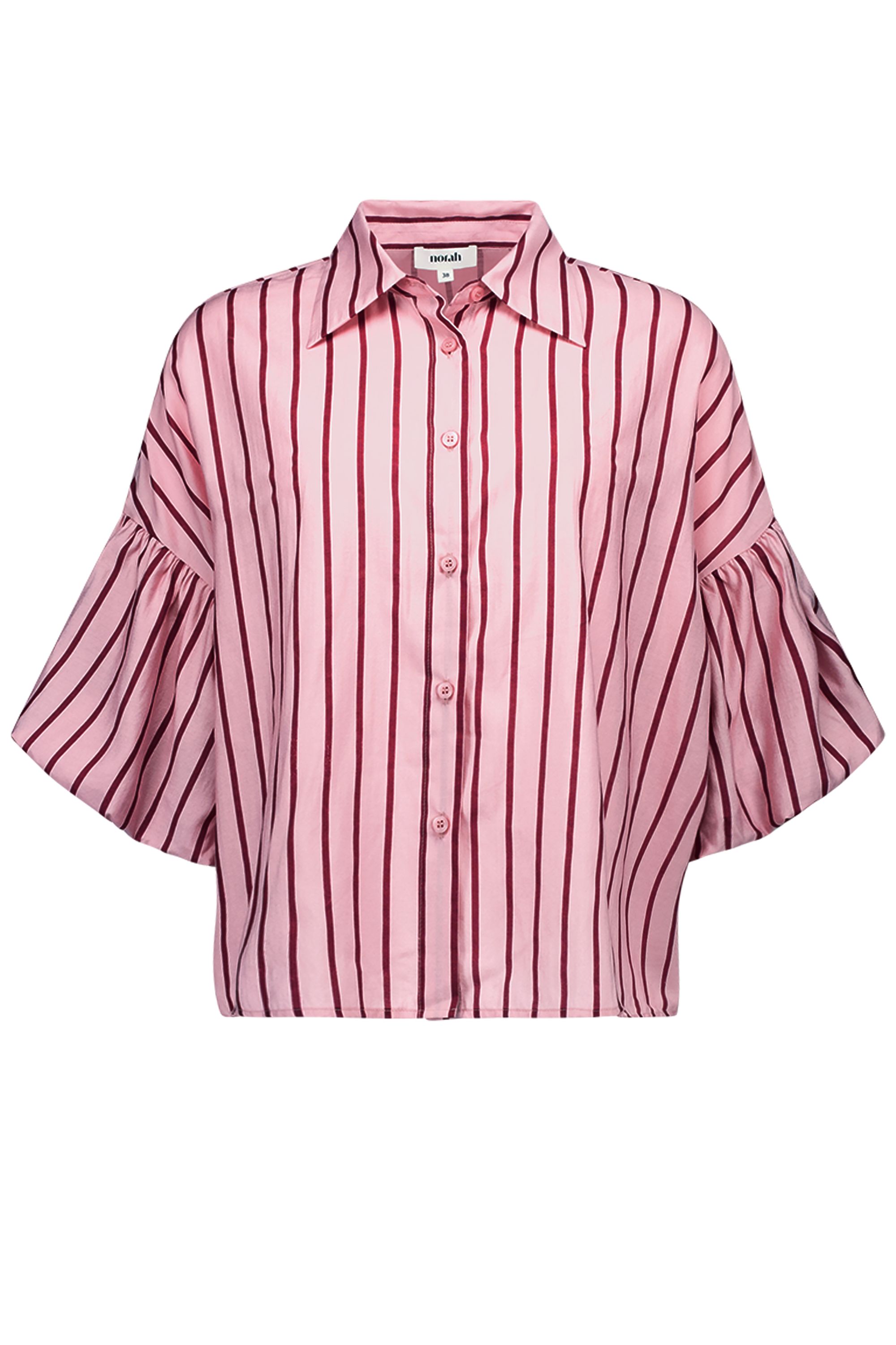 Norah Gestreepte rood/roze blouse pink/red 216217-936-36