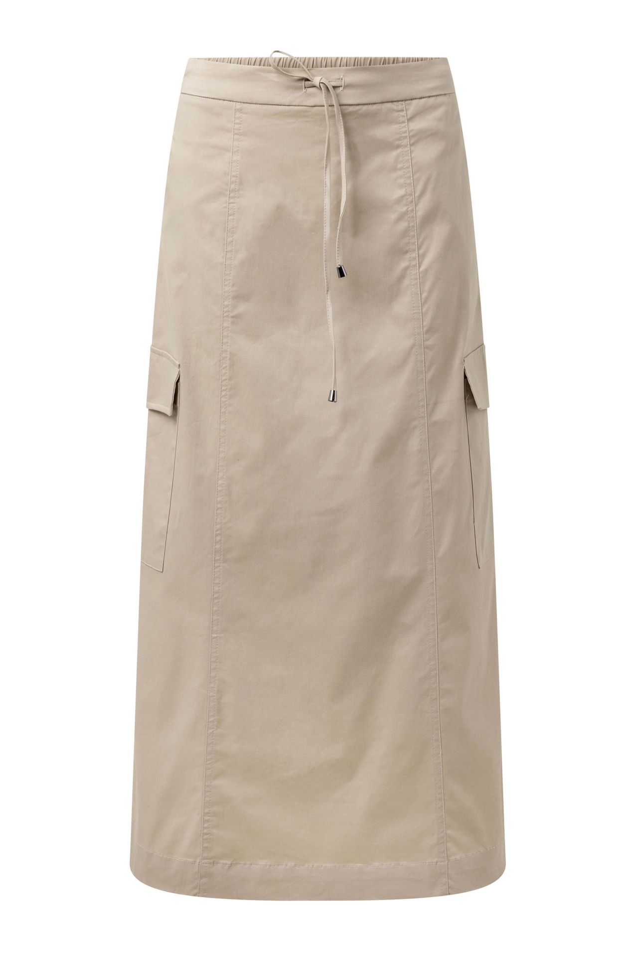 Norah Zandkleurige midi rok sand 216230-110