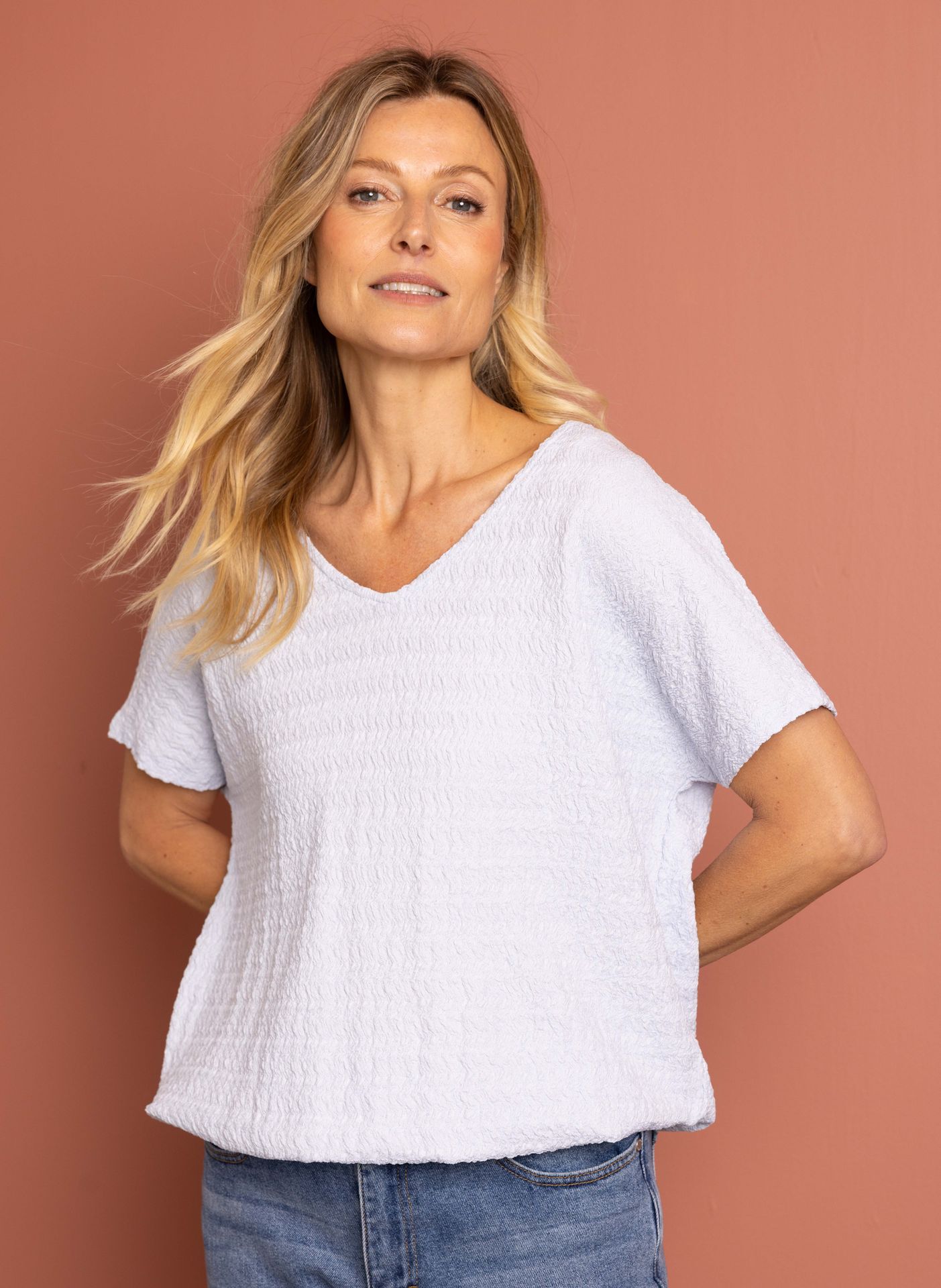 Norah Lichtblauw shirt pastel blue 216237-403