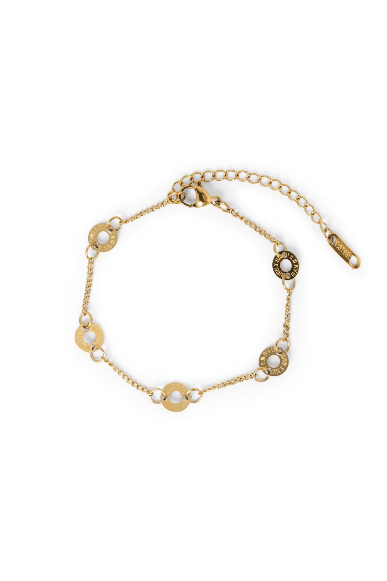 Norah Armband met rondjes gold 216287-199