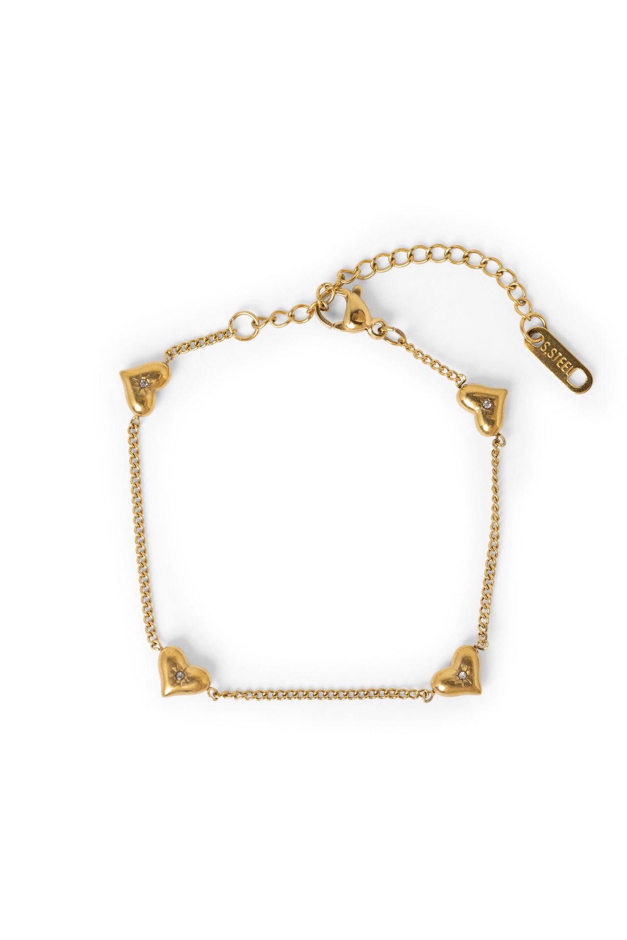 Norah Armband met hartjes gold 216288-199