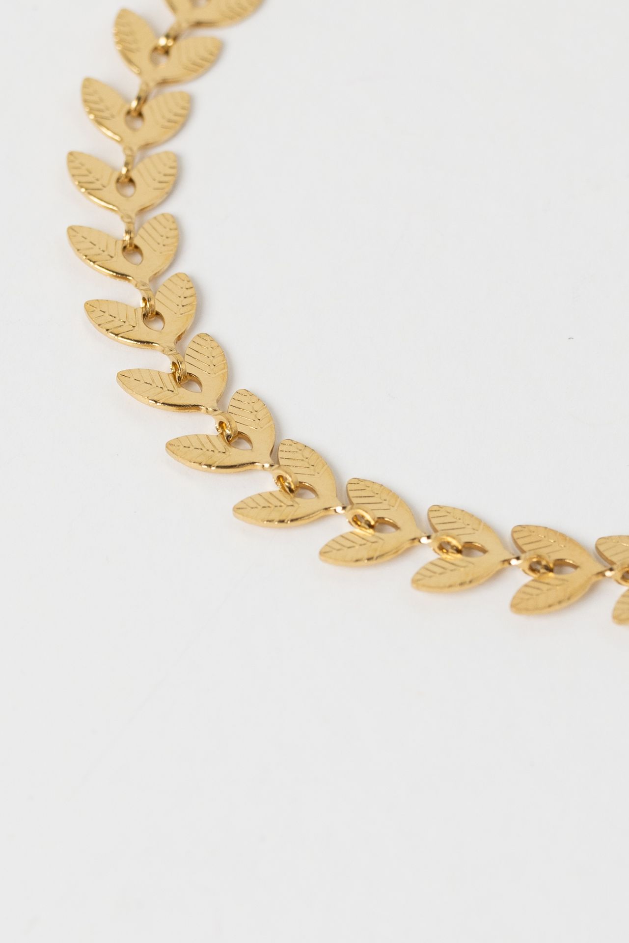 Norah Platte armband met hartjes gold 216290-199