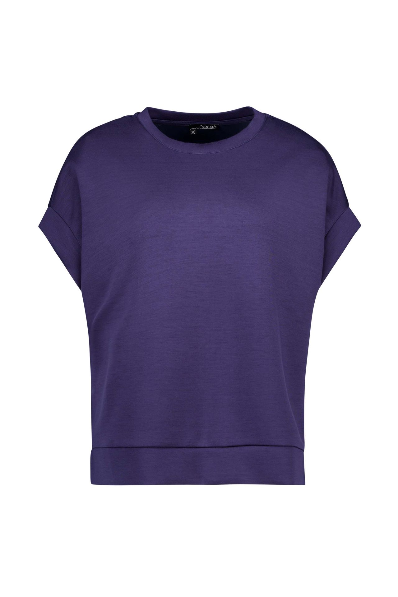 Norah Donkerblauw shirt met splits navy 216331-492-34